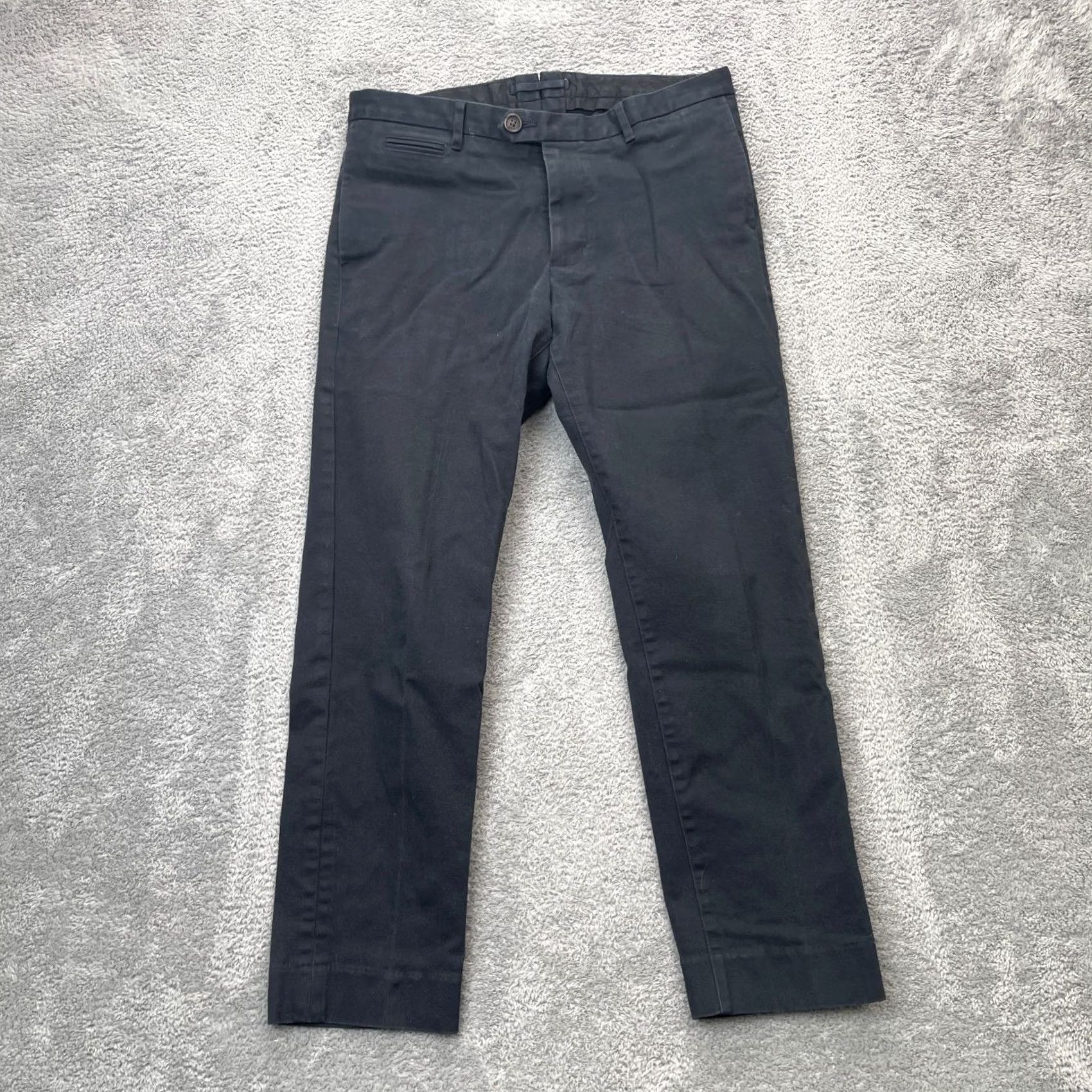 Proper Cloth Proper Cloth Pants Mens 34x28 Black Tailored Dress Trousers Flat Front Chino Pants Mens Black Flat Front Tailored Dress Trousers 34x28 Size US 34 / EU 50 - 2 Thumbnail