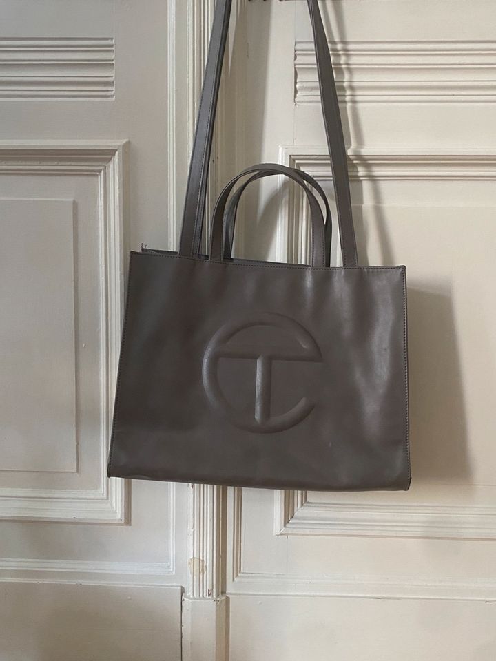 Shops Medium Telfar Grey Shopping Bag