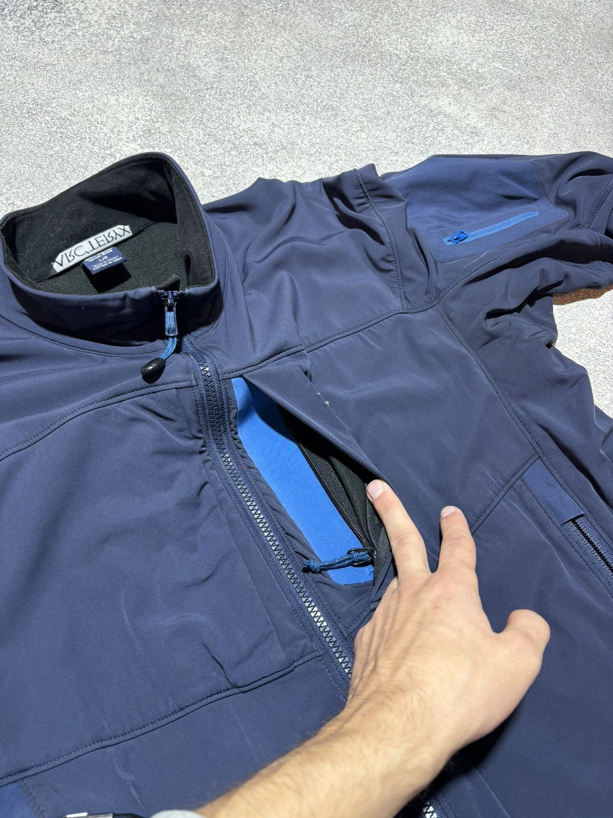 Arc'teryx Arcteryx Gamma MX Mens LARGE Soft Shell Blue Jacket Outdoor Size US L / EU 52-54 / 3 - 6 Thumbnail