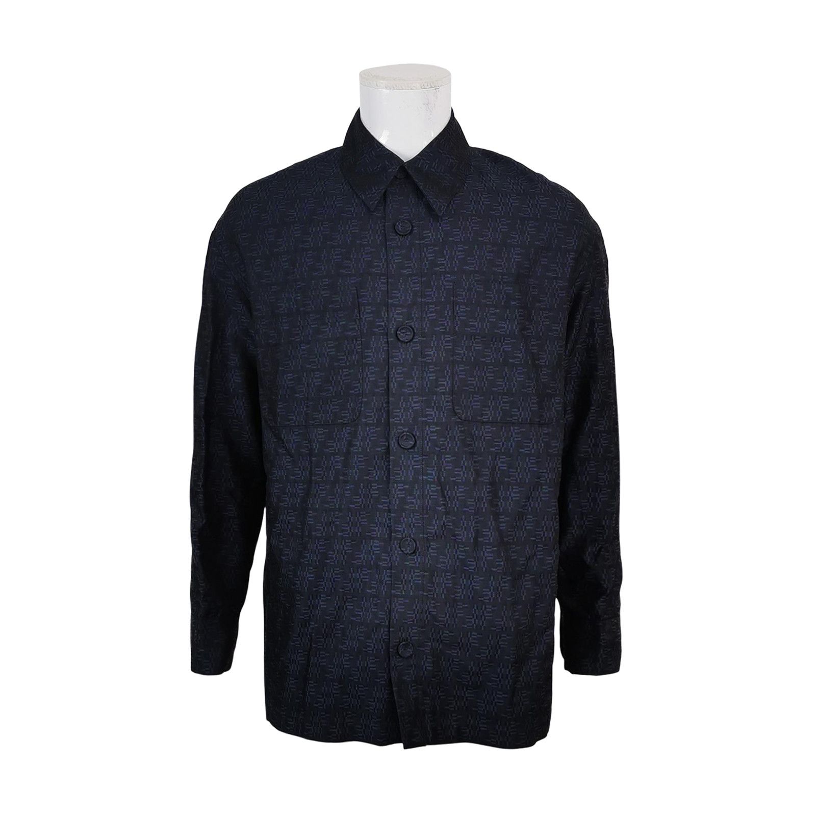 Fendi Fendi FF Patterned Shirt Jacket Size M Size US M / EU 48-50 / 2 - 1 Thumbnail