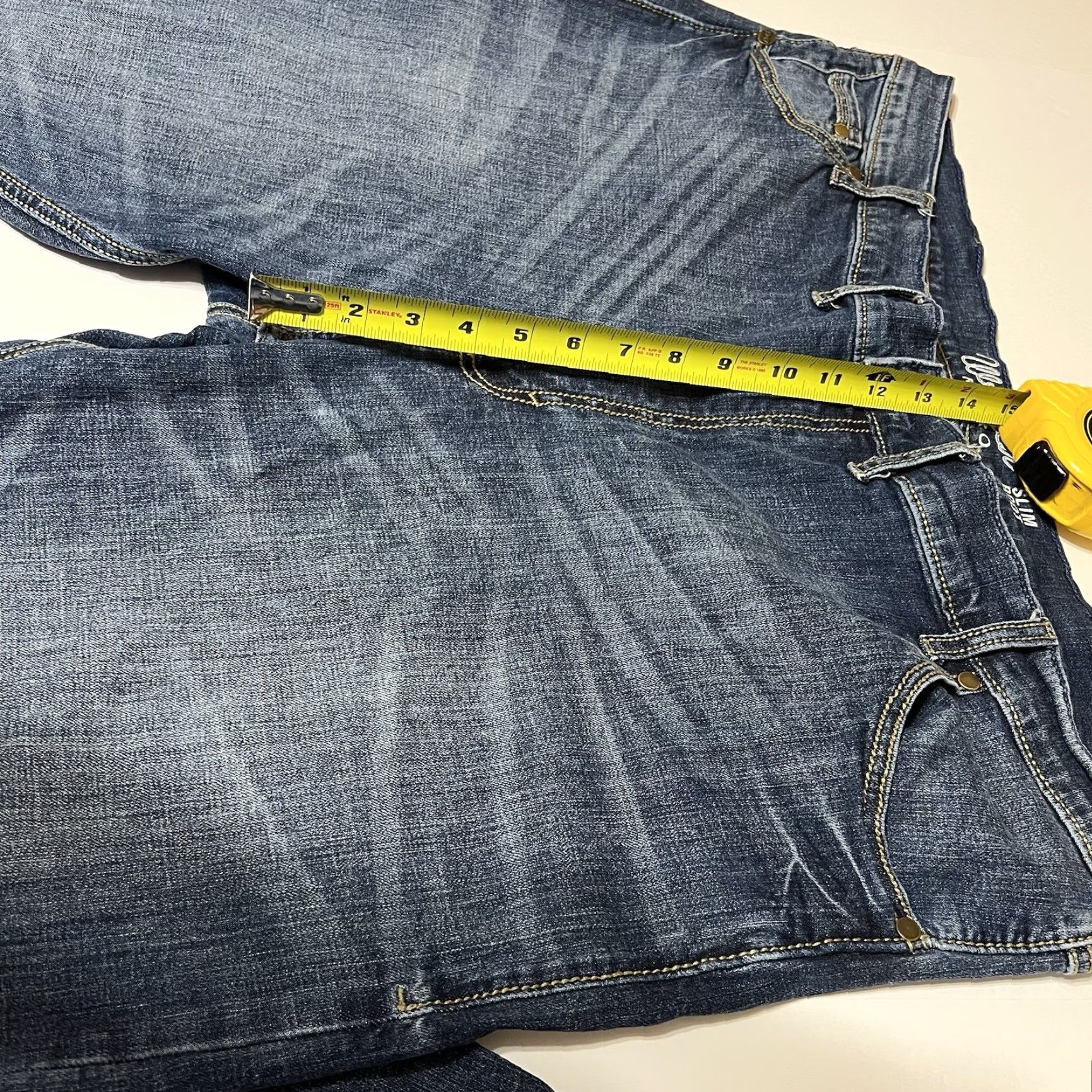 Wrangler WRANGLER Retro Slim Boot Jeans Mens 44x32 44x31 Blue Western Cowboy Bootcut Denim Slim Fits Mens Size US 44 / EU 60 - 4 Thumbnail