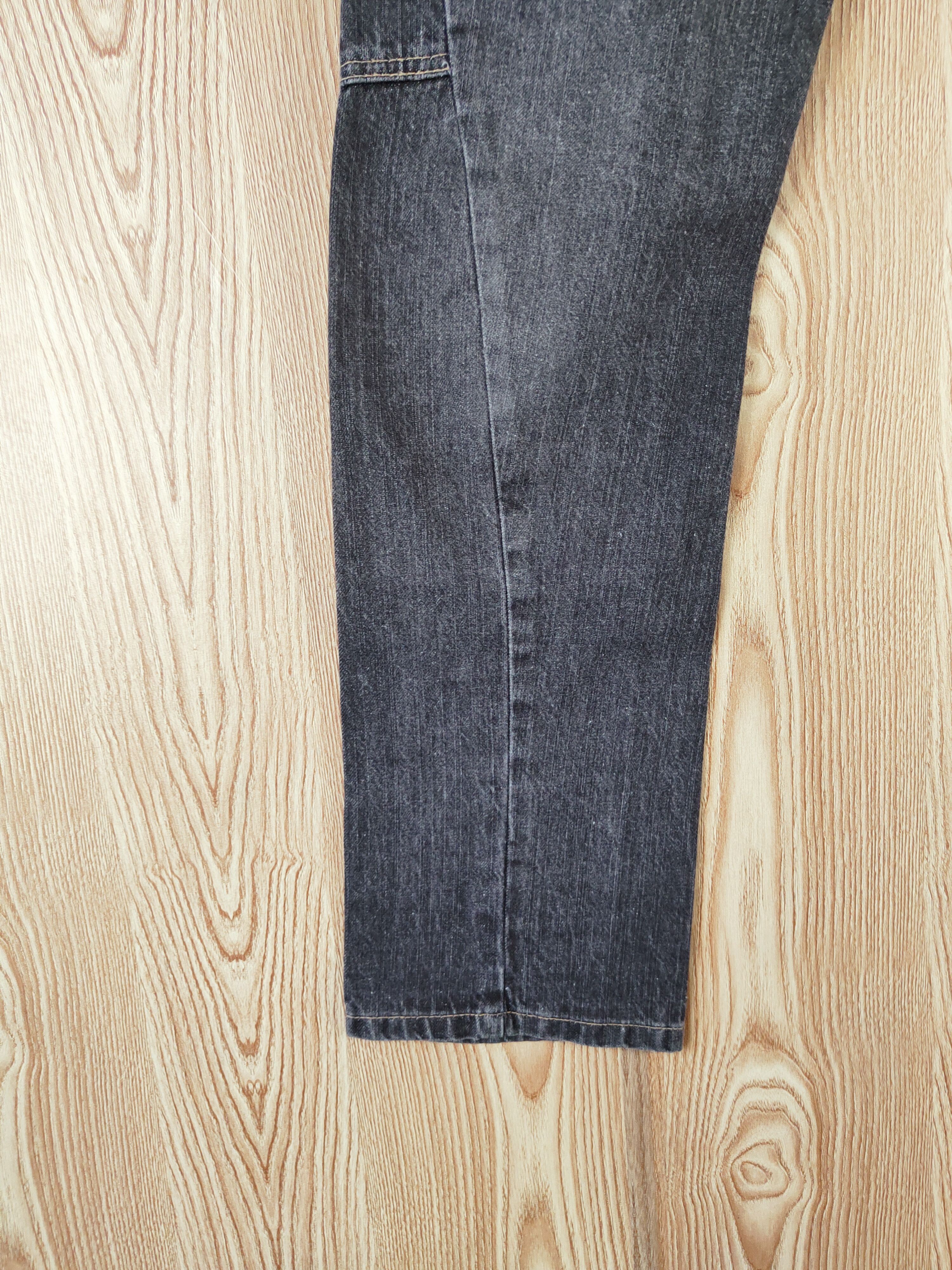 Japanese Brand Antfui Black double waist Faded Ripped denim #W385 Size US 30 / EU 46 - 4 Thumbnail