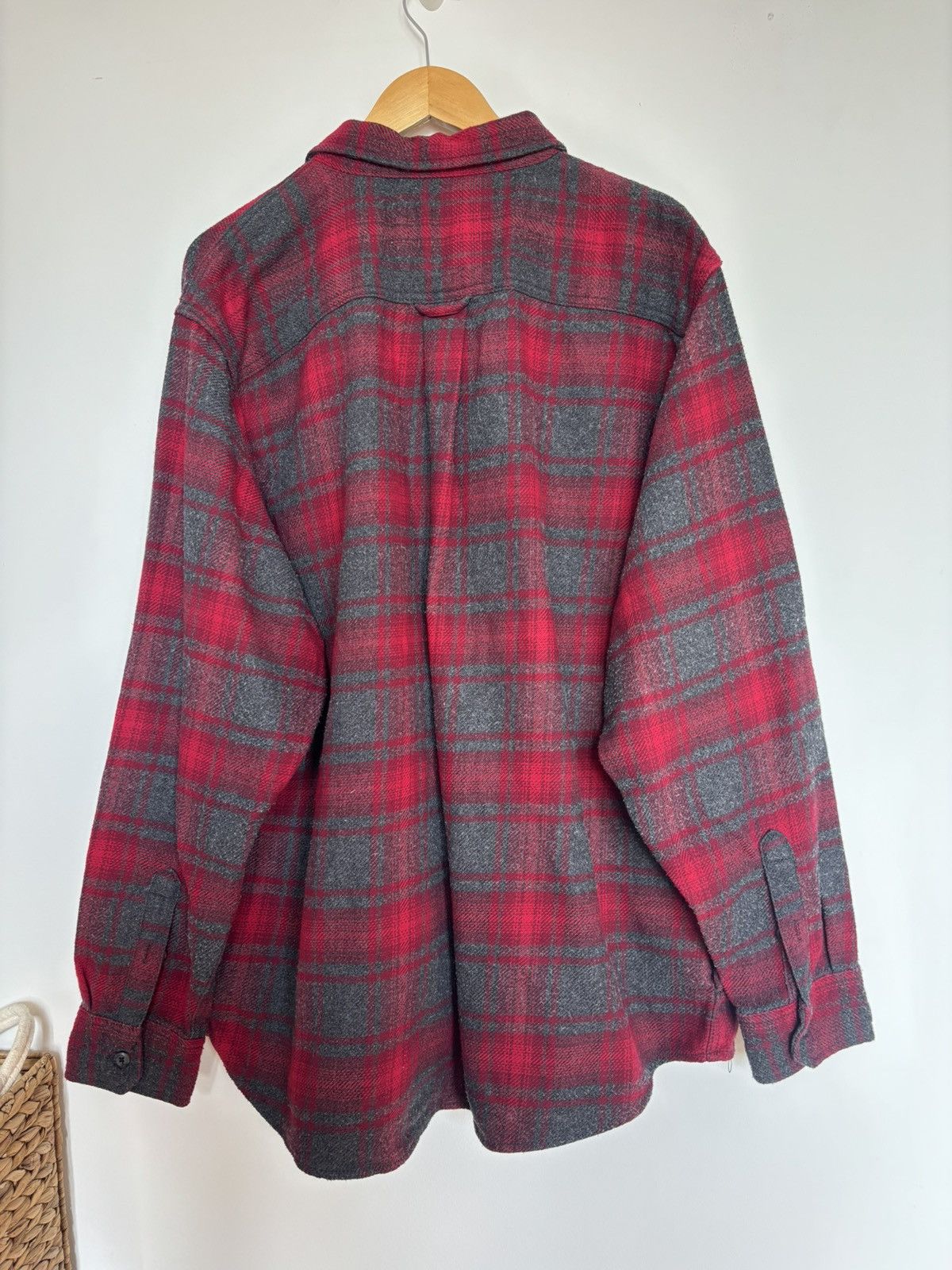 Orvis Orvis Red Gray Plaid Fleece Lined Flannel Shirt Jacket XXL Size US XXL / EU 58 / 5 - 8 Thumbnail
