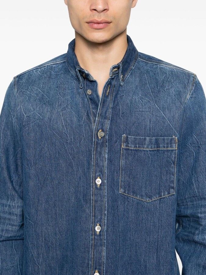 Acne Studios 48/M - Vintage Wash - Ansel Denim Shirt Size US M / EU 48-50 / 2 - 4 Thumbnail