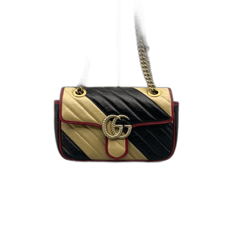 Gucci Gucci Color Block Leather Chain Bag Size ONE SIZE - 1 Thumbnail