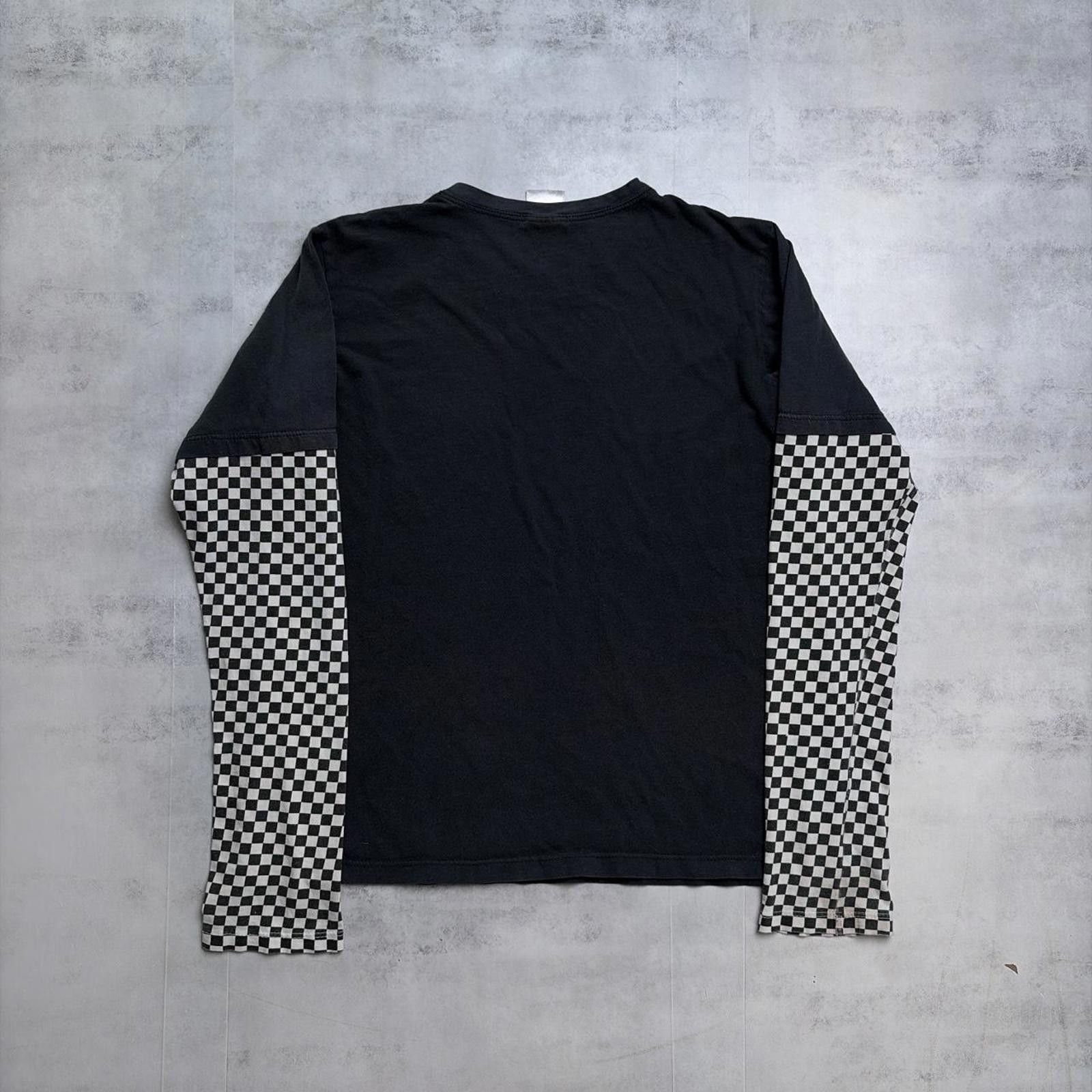 Other Y2K Rock & Roll Grunge Gothic Striped Long Sleeve Shirt Size XS / US 0-2 / IT 36-38 - 7 Thumbnail