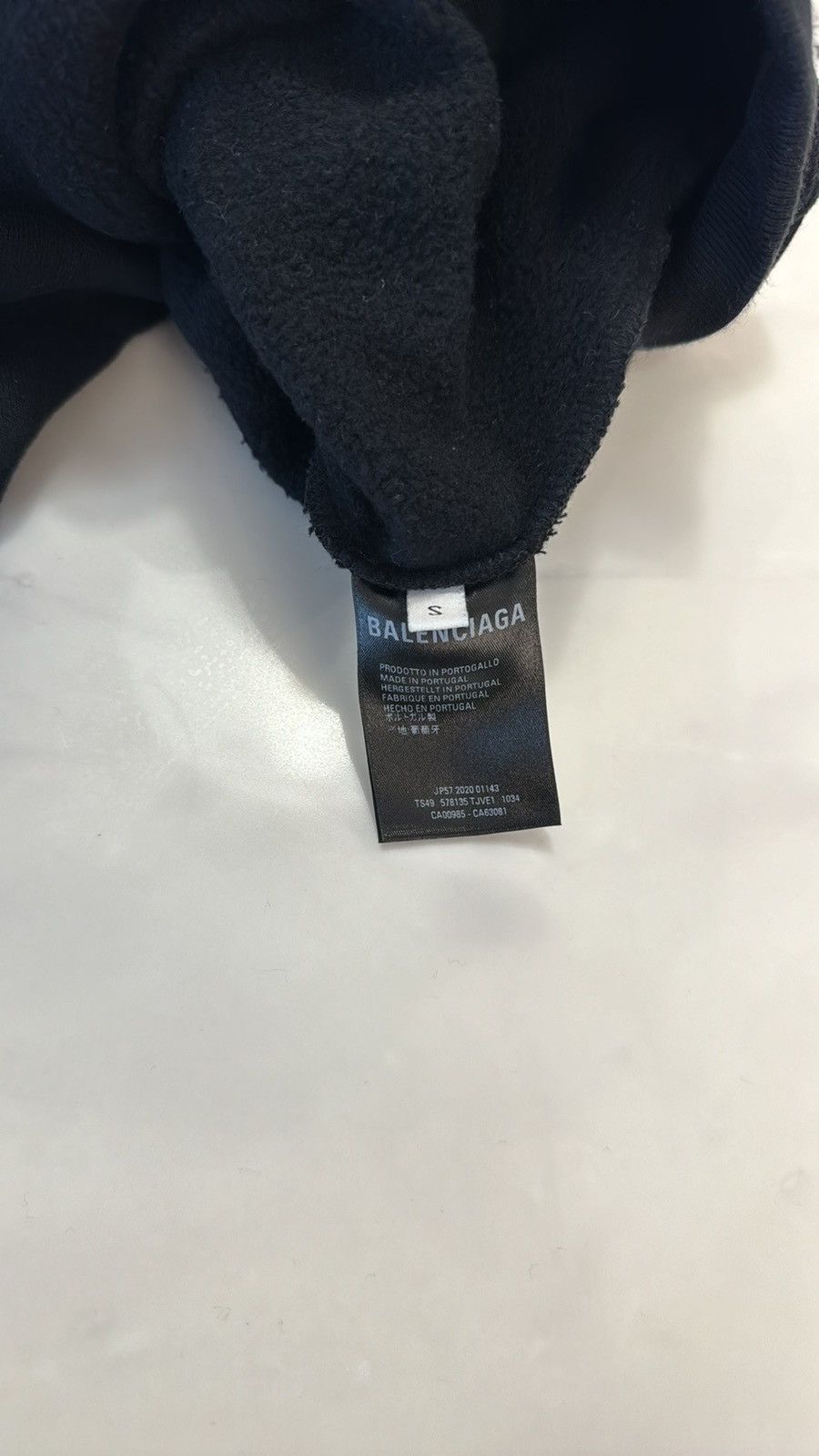 Balenciaga Balenciaga Sponsor Logo Medium Fit Hoodie, Size Small Size S / US 4 / IT 40 - 4 Thumbnail