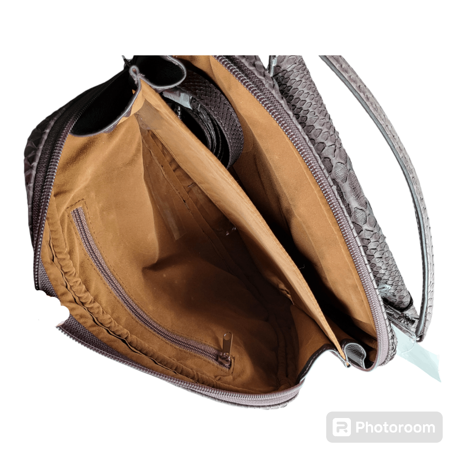 Japanese Brand Genuine Phython Leather Handcarry Sling and Shoulder Bag Size ONE SIZE - 7 Thumbnail