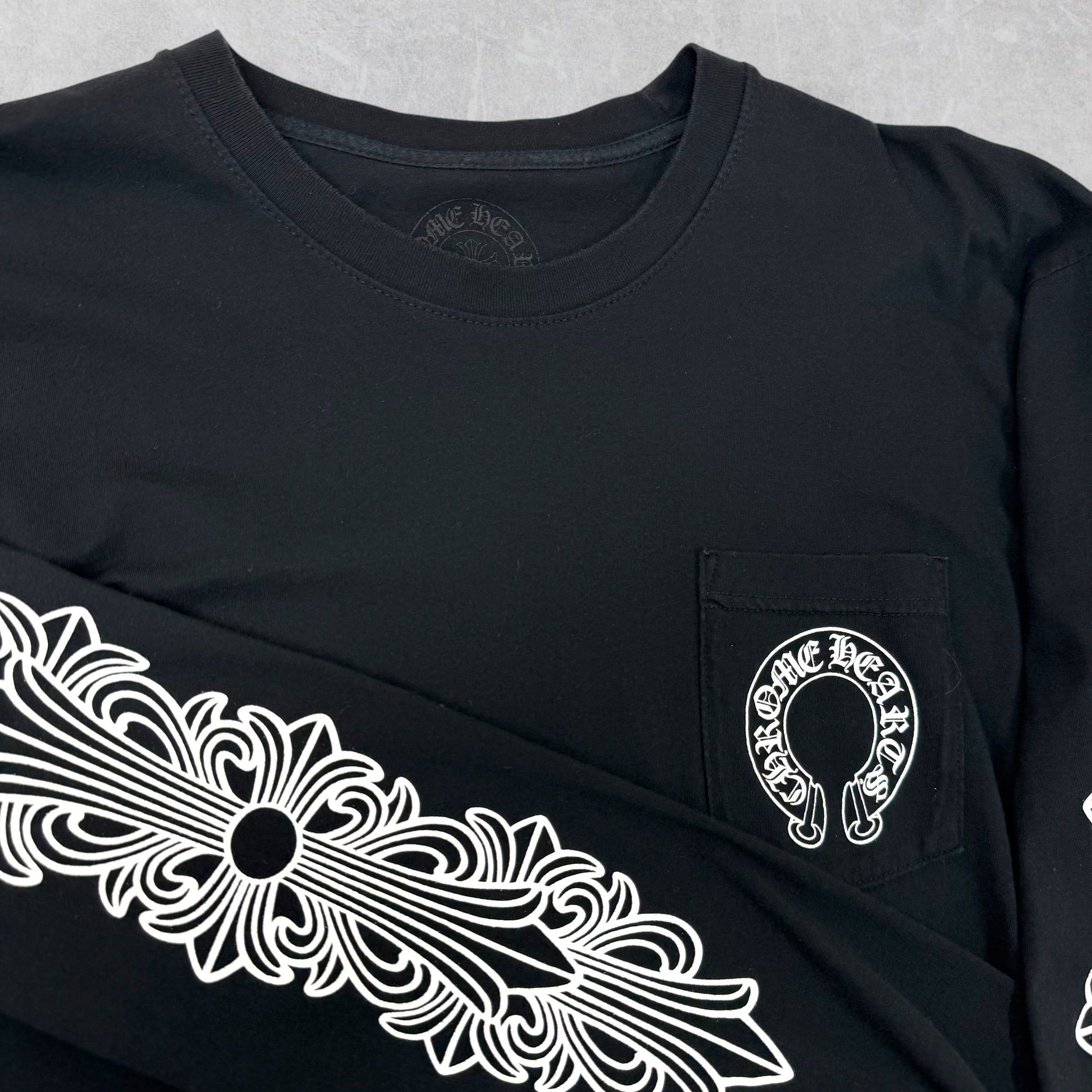 Chrome Hearts Chrome Hearts Horseshoe Floral L/S XL Size US XL / EU 56 / 4 - 3 Thumbnail