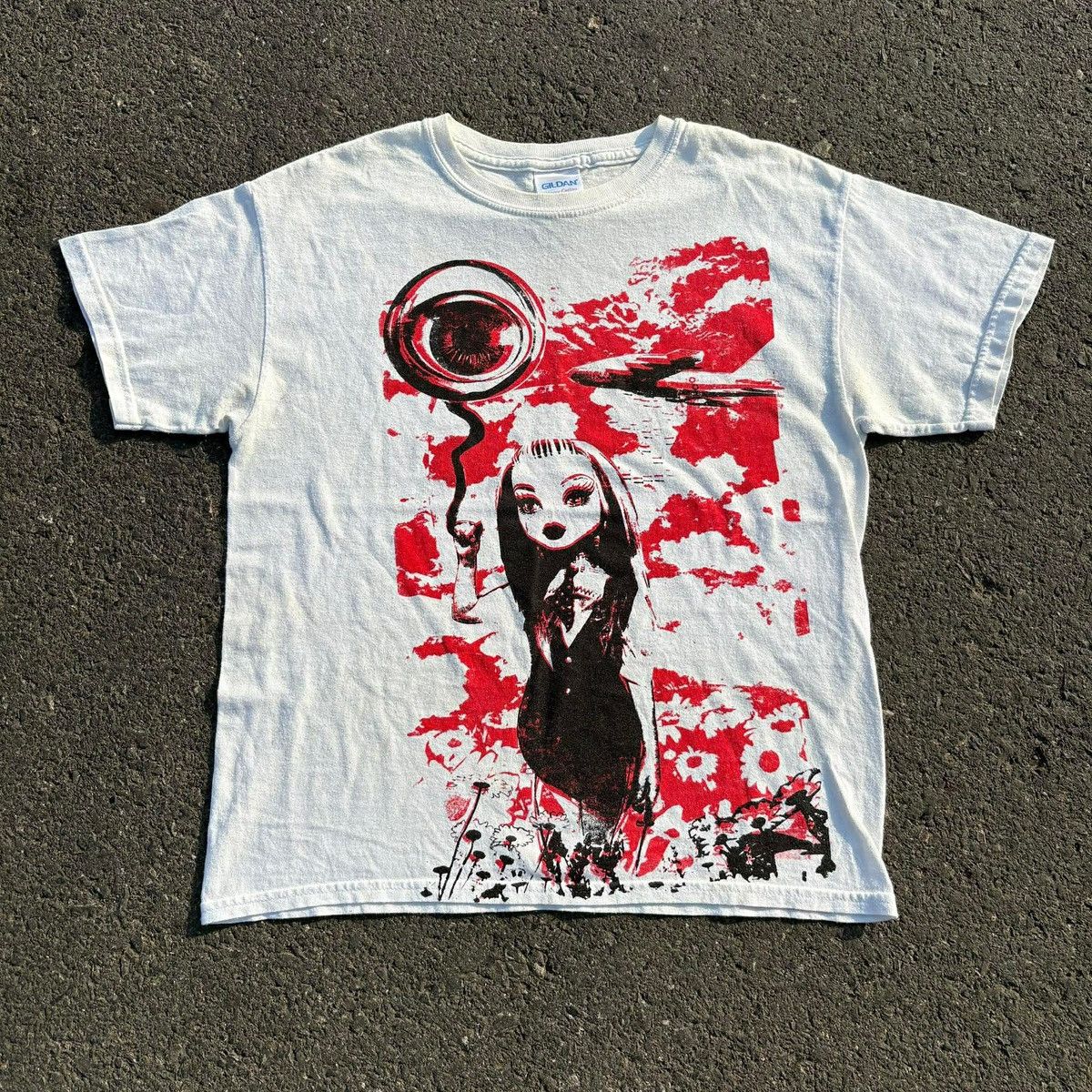 Gildan Gildan Graphic T-Shirt Eye Girl Print Size S / US 4 / IT 40 - 1 Thumbnail