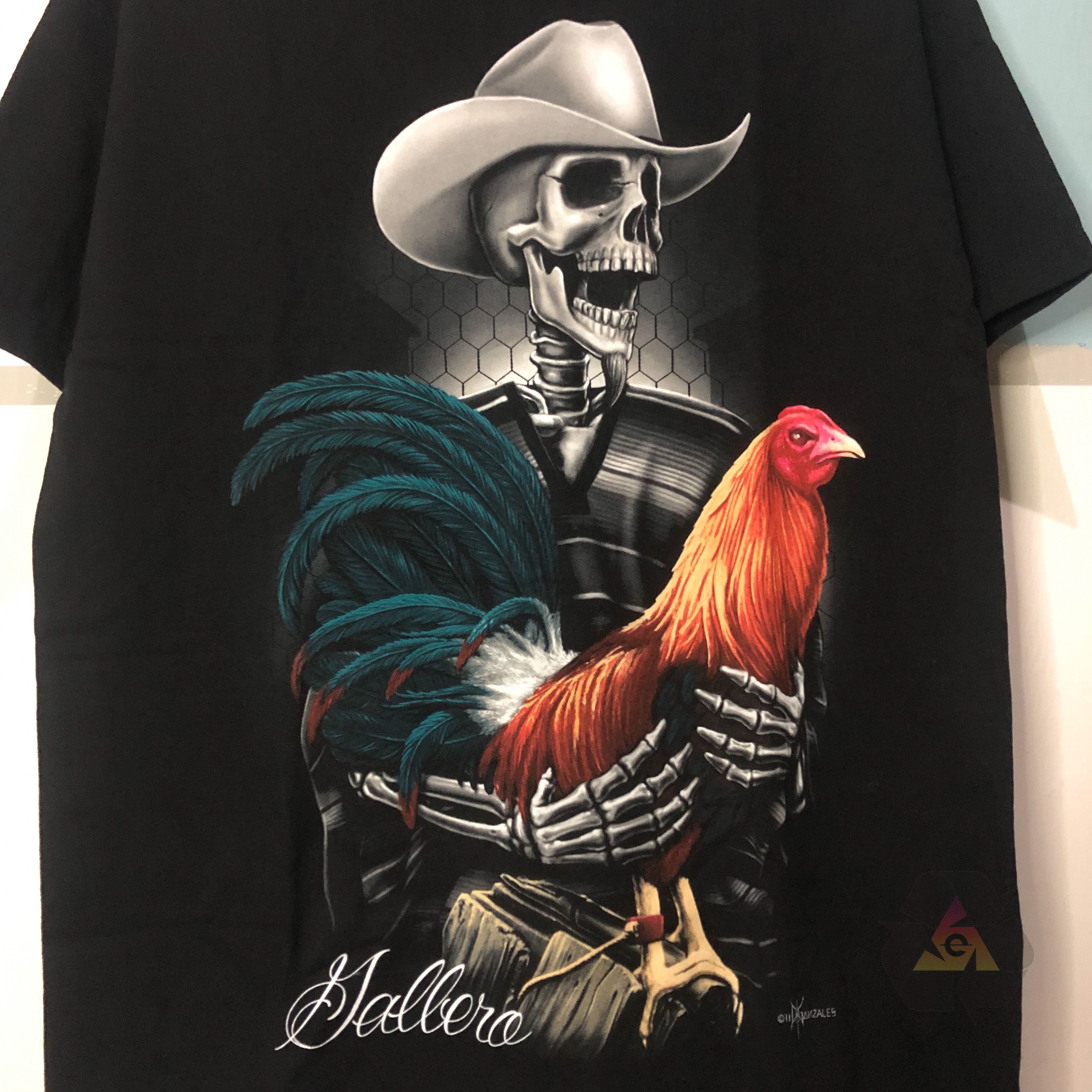 Japanese Brand Vintage David Gonzales Art Jallero Grandfather T-Shirt Y2K Size US L / EU 52-54 / 3 - 5 Thumbnail