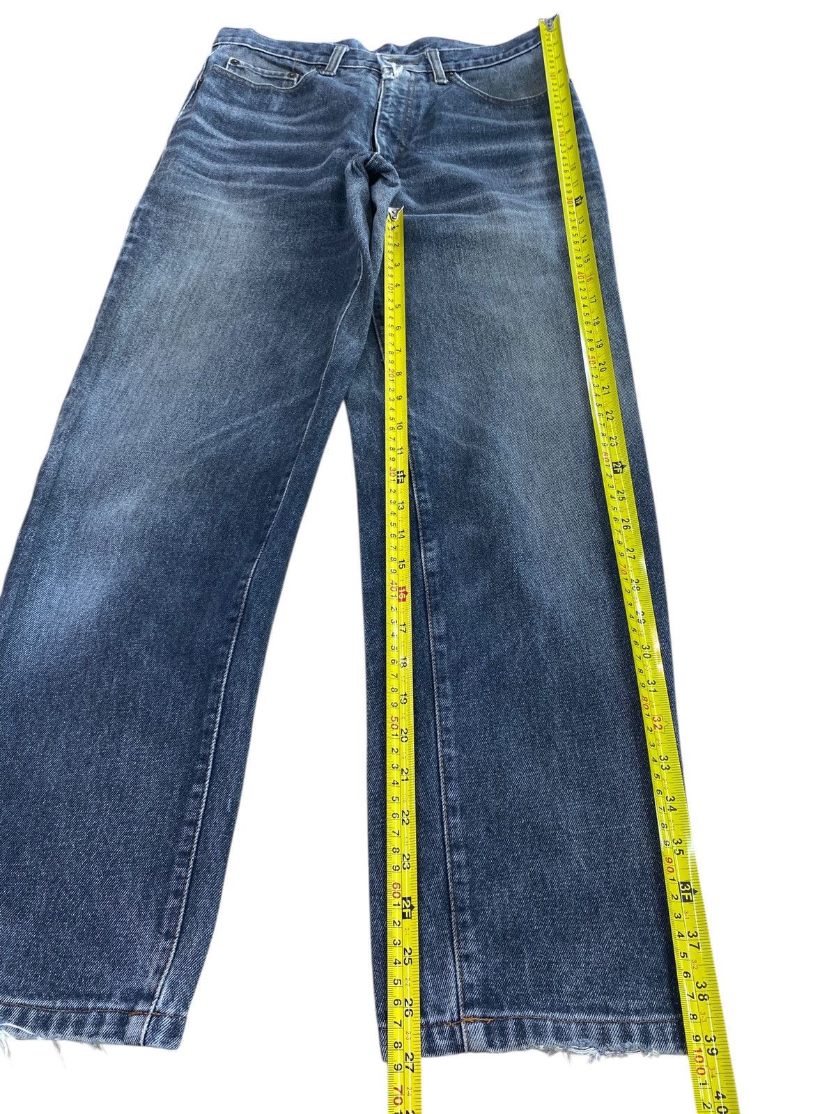 Johnbull John Bull Whiskers Faded Wash Style Straight Cut Jeans Size US 30 / EU 46 - 7 Thumbnail