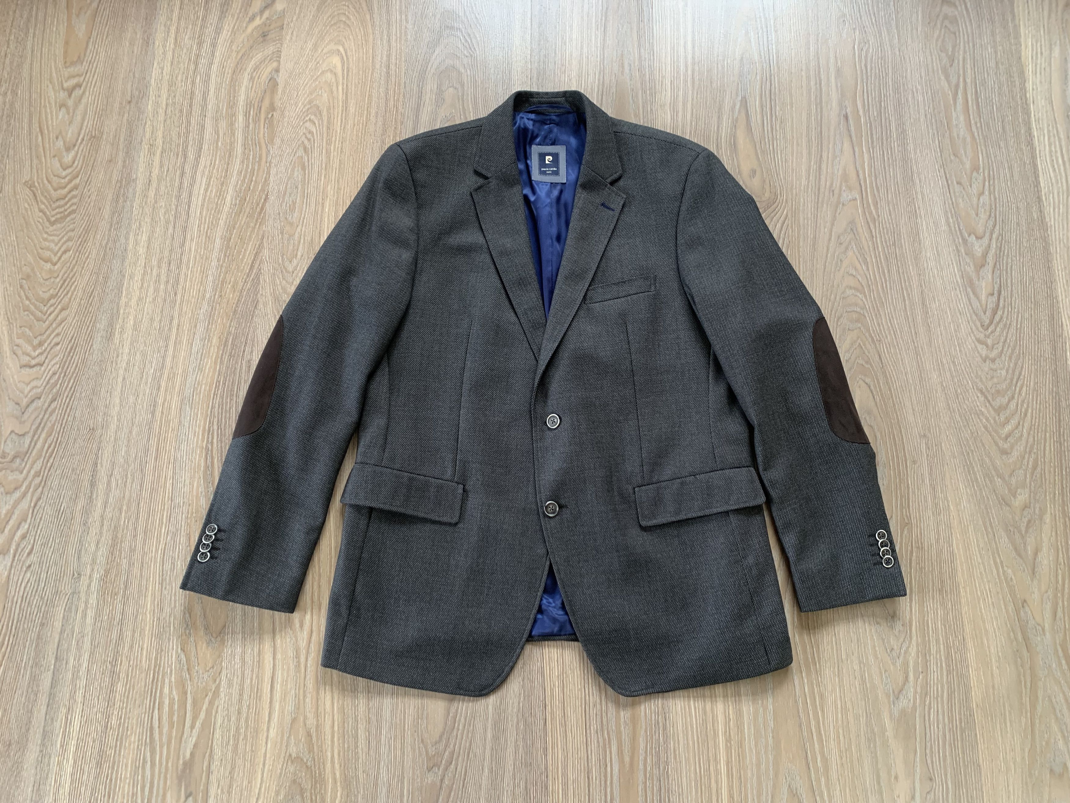 Pierre Cardin Pierre Cardin Wool Grey Patch Blazer Jacket Size US L / EU 52-54 / 3 - 1 Thumbnail