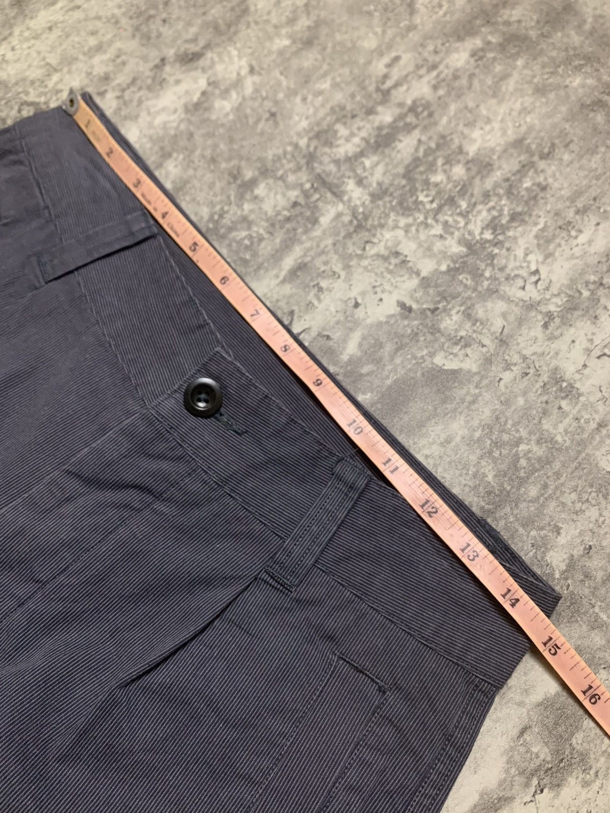 Margaret Howell Margaret Howell Pin Stripes Single Pleats Wide Baggy Pant Size US 29 - 12 Thumbnail