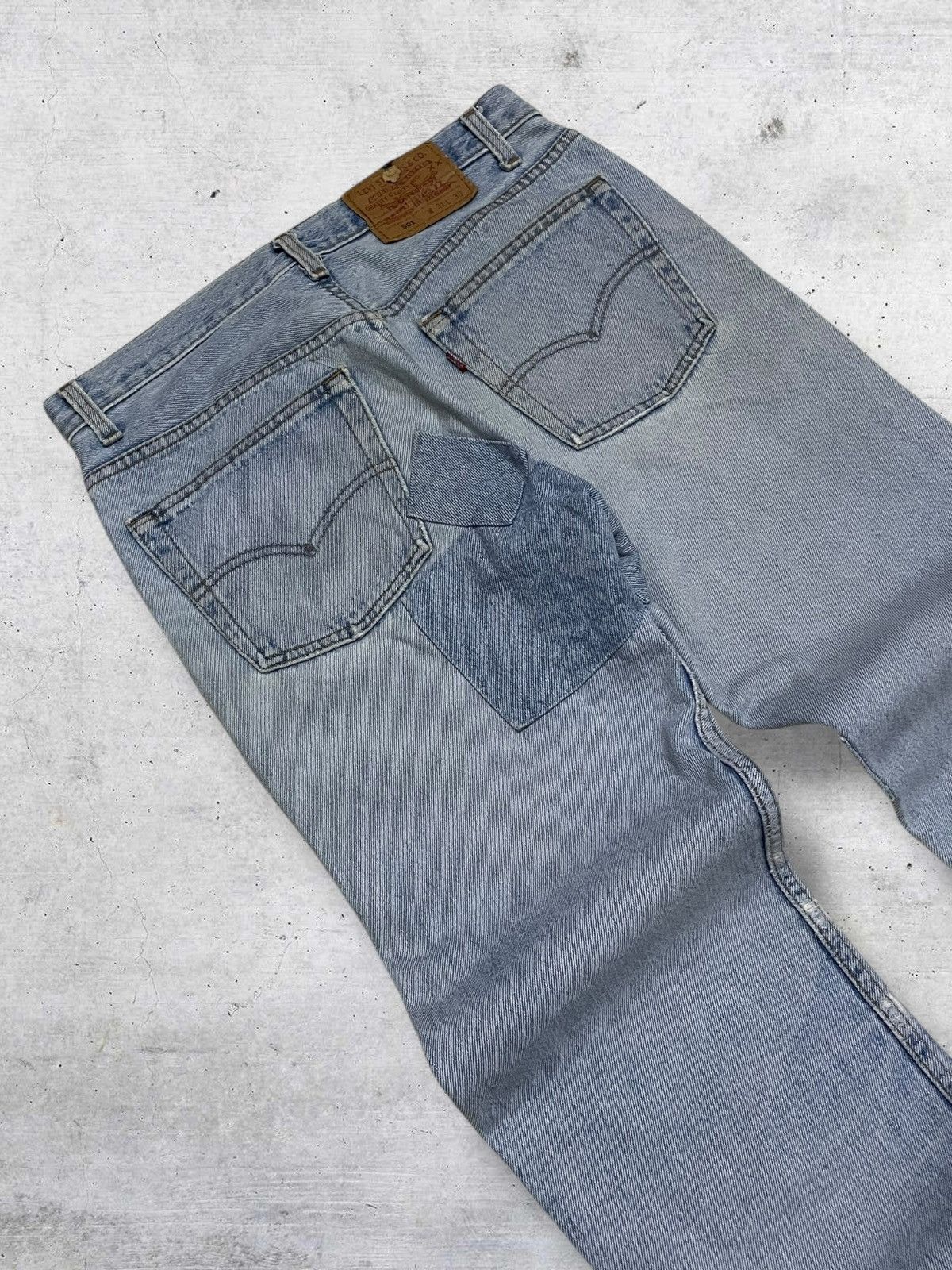 Levi's Vintage Clothing VINTAGE 501 LEVIS USA DESIGNER 90S OG PATCHWORK GRUNGE DENIM Size US 30 / EU 46 - 15 Thumbnail