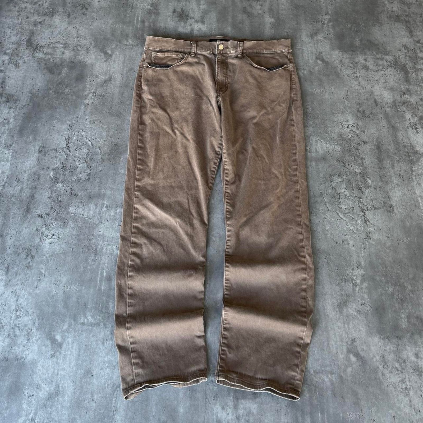 Lucky Brand × Vintage Y2K Lucky Brand Faded Brown Skater Grunge Streetwear Pants Size US 36 / EU 52 - 2 Thumbnail