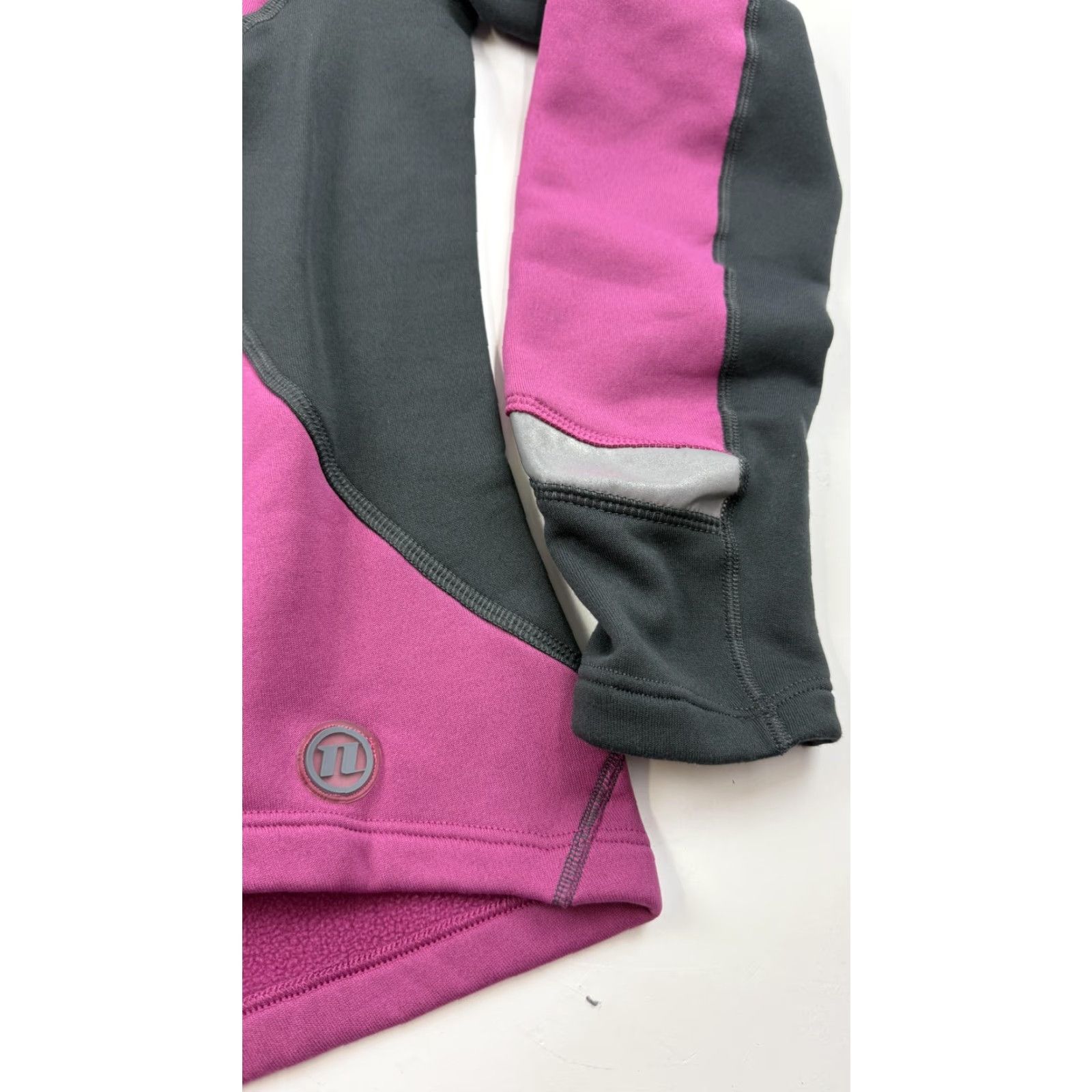 Vintage Novara Pullover Womens M Purple Quarter Zip Cycling Thermal Fleece Jersey Size M / US 6-8 / IT 42-44 - 4 Thumbnail