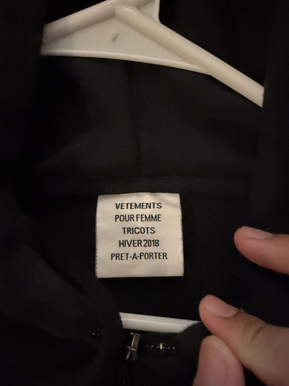 Vetements Vetements Split Logo Zip Hoodie Size US M / EU 48-50 / 2 - 11 Thumbnail