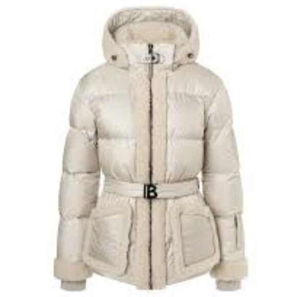 Bogner Bogner Terry Puffer Coat Fur HoodedQuilted Belted Jacket in Size M / US 6-8 / IT 42-44 - 14 Thumbnail