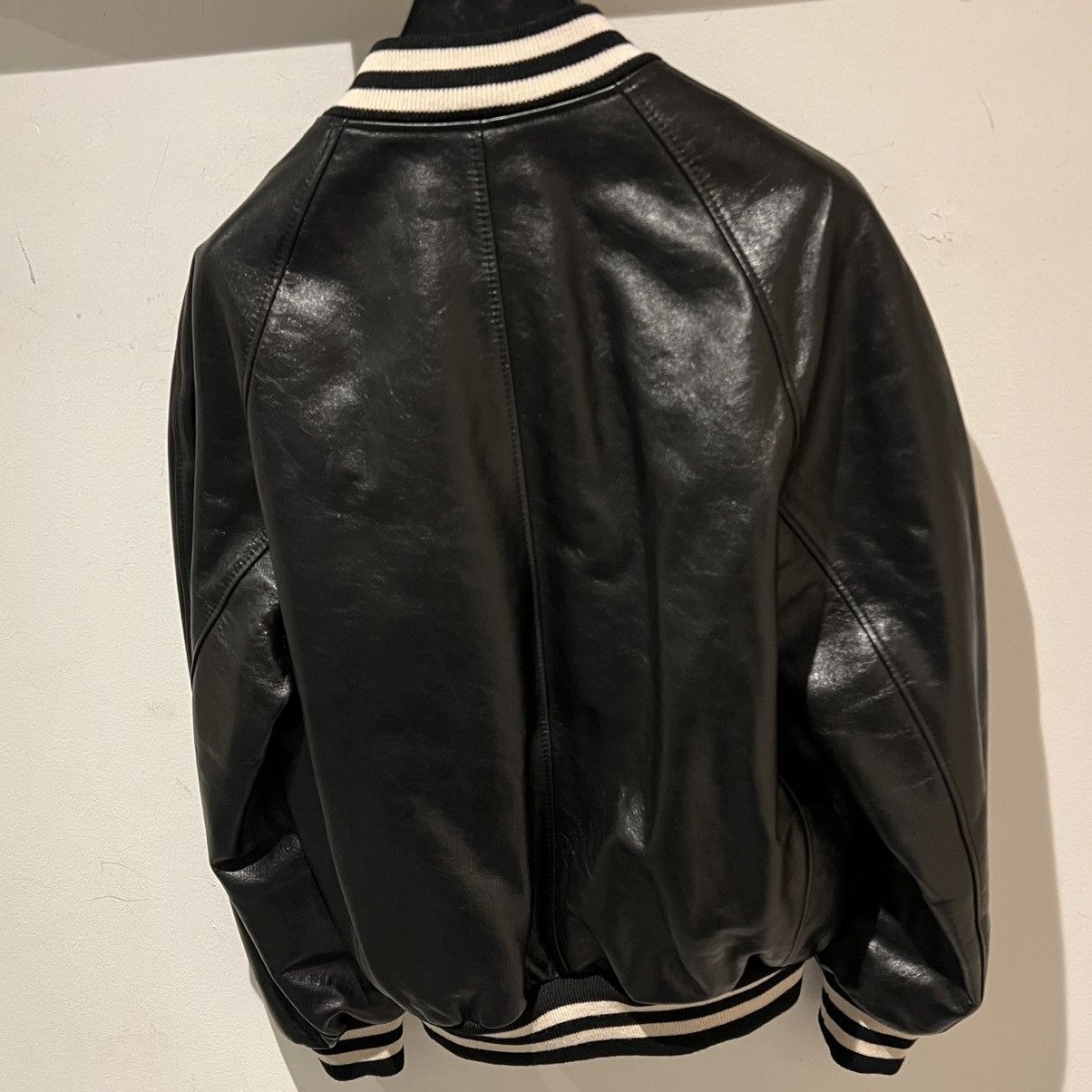Celine × Hedi Slimane Celine Varsity Jacket in Large Size US L / EU 52-54 / 3 - 3 Thumbnail