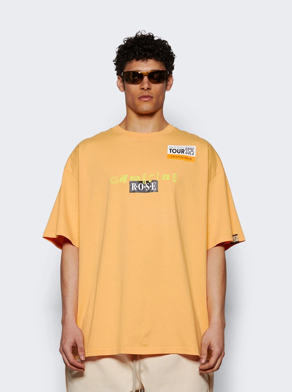 Martine Rose o1mle0226 Short Sleeve Oversized Tee in Orange Size US L / EU 52-54 / 3 - 2 Thumbnail