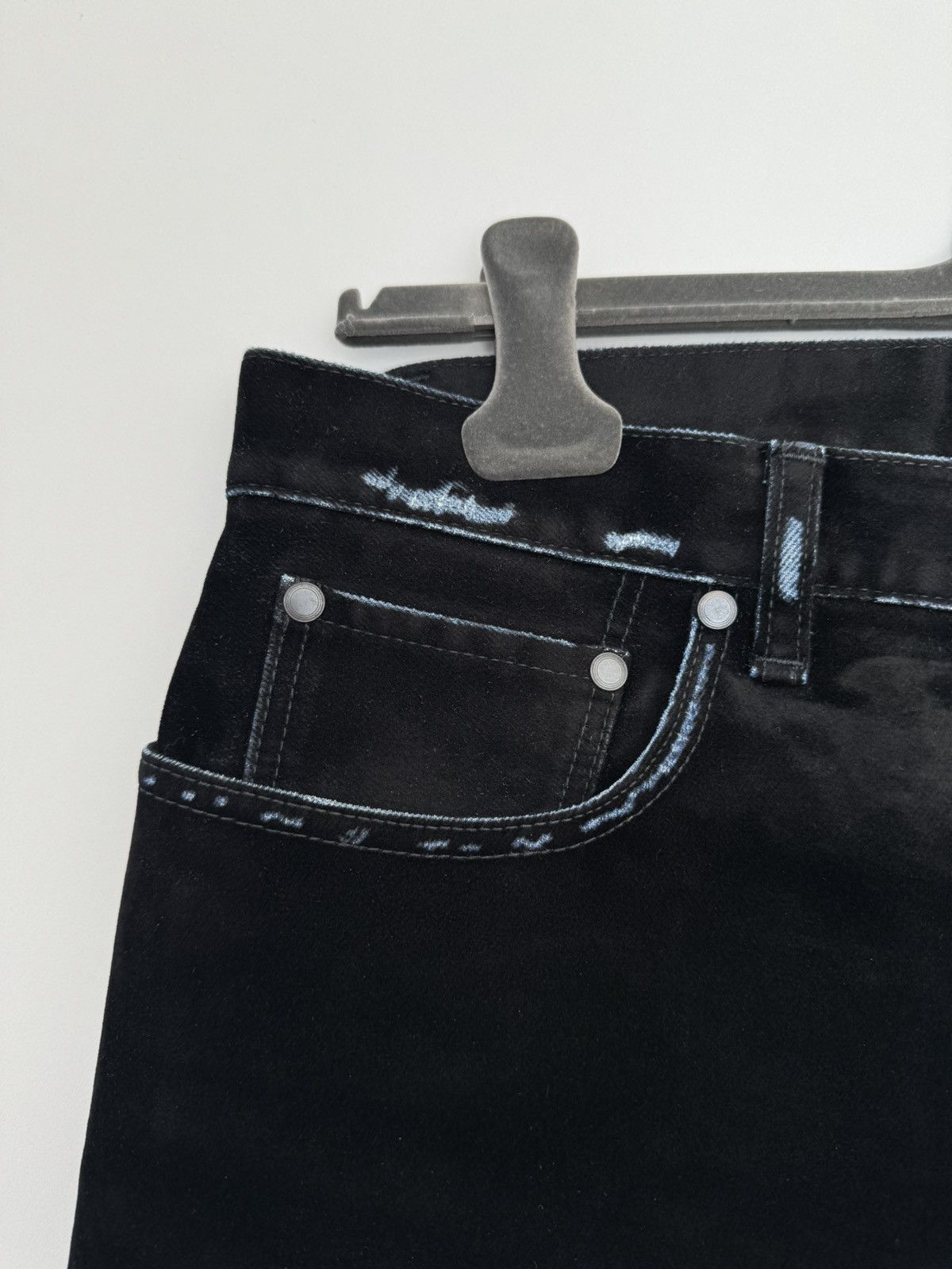 John Elliott The Daze Crushed Flock Denim FW21 36 Size US 36 / EU 52 - 7 Thumbnail