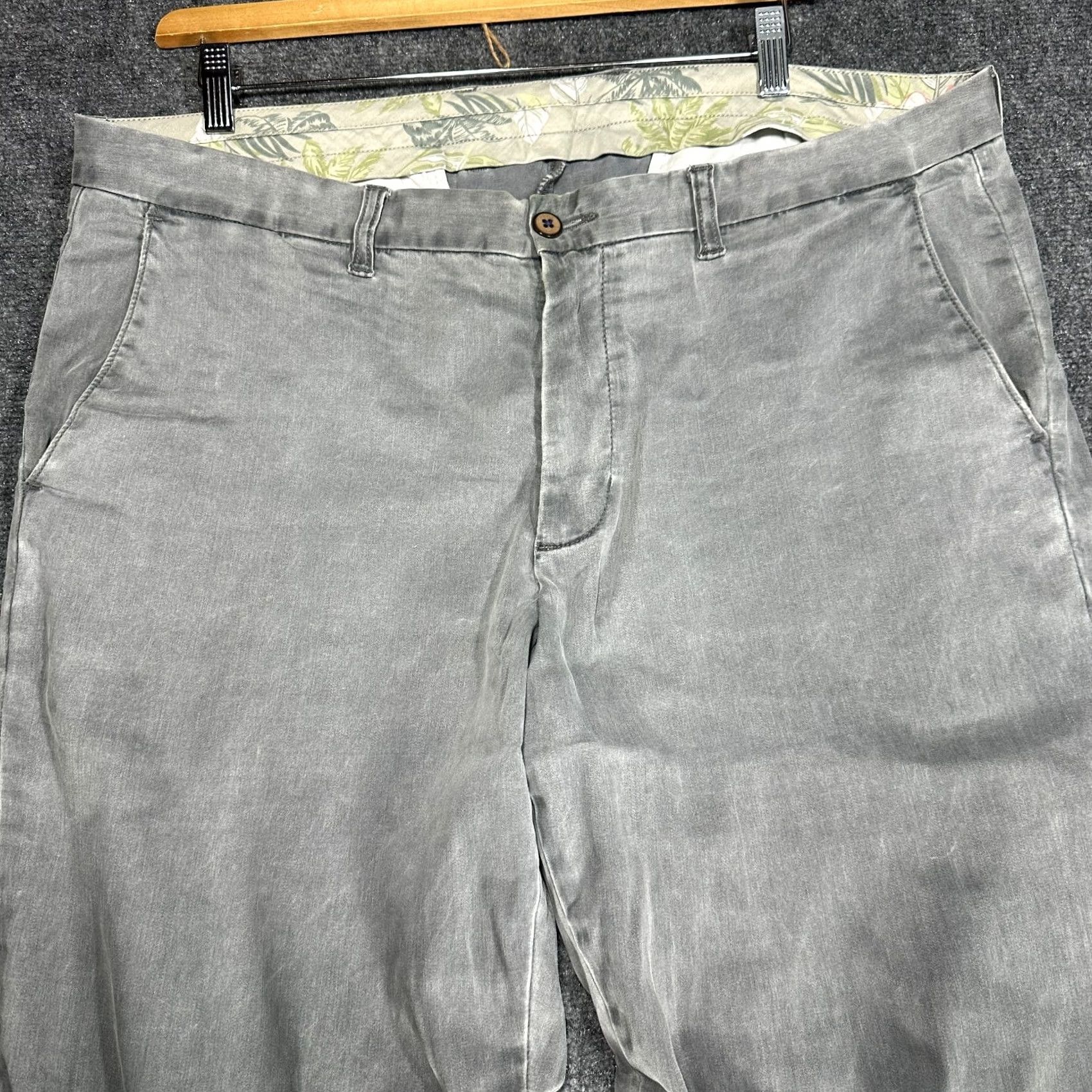 Tommy Bahama Tommy Bahama Pants Mens 38 Gray Stone Wash Cotton Stretch Pockets Chino Size US 38 / EU 54 - 3 Thumbnail