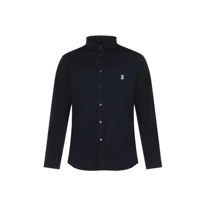 Burberry Burberry Burberry Classic Logo Cotton Long Sleeve Shirt-25 Size US L / EU 52-54 / 3 - 1 Thumbnail