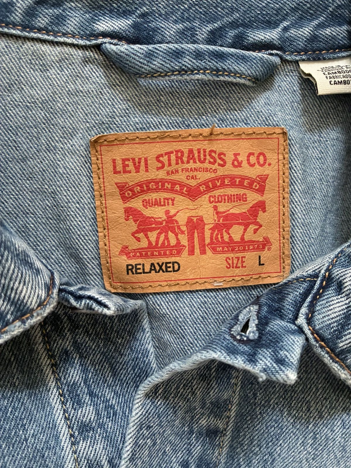 Levi's NEW Levi’s WESTERN TRUCKER JACKET Size US L / EU 52-54 / 3 - 4 Thumbnail