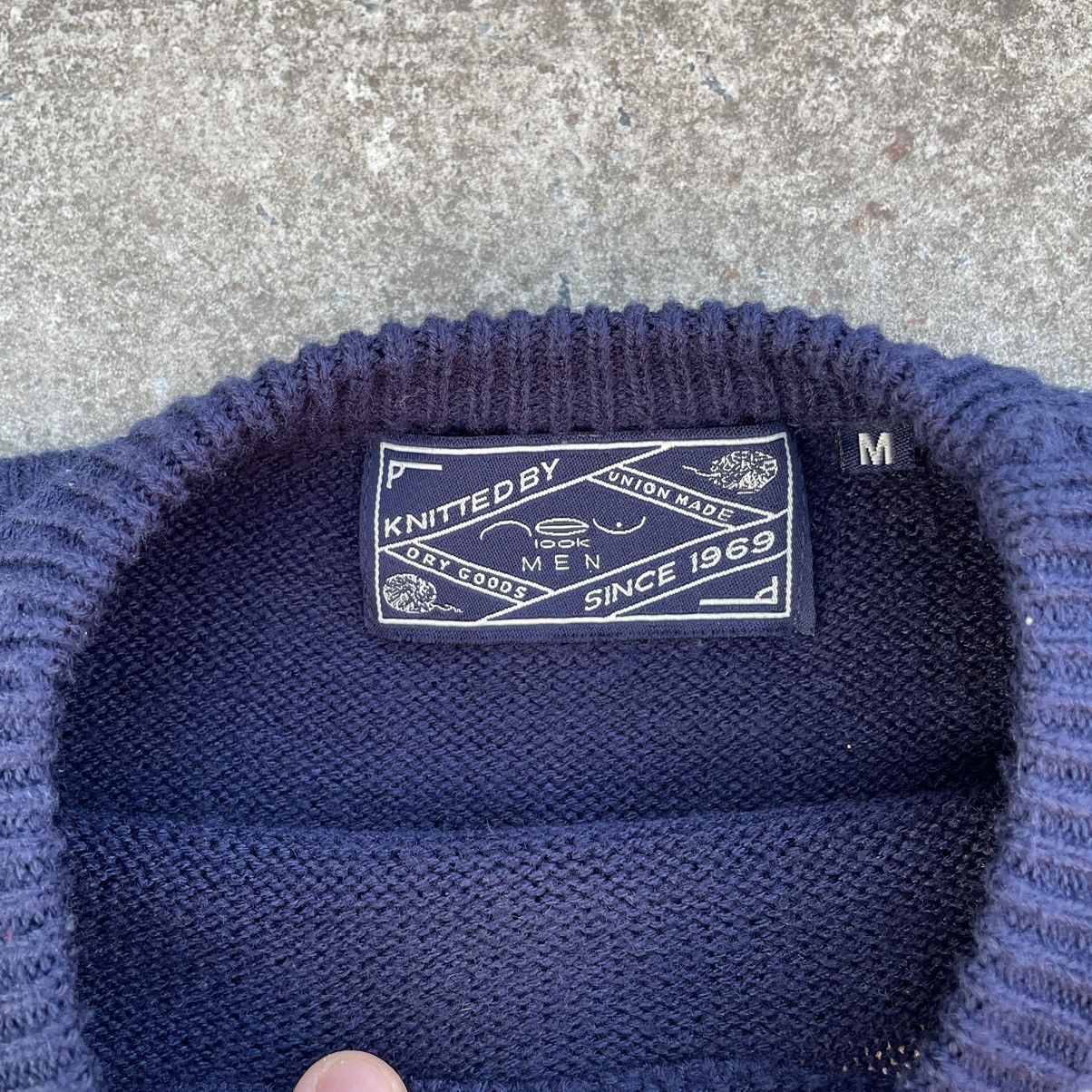 Vintage Vintage Knit Sweater Nort Police White Bear Logo Y2K 90s USA Size US M / EU 48-50 / 2 - 7 Thumbnail