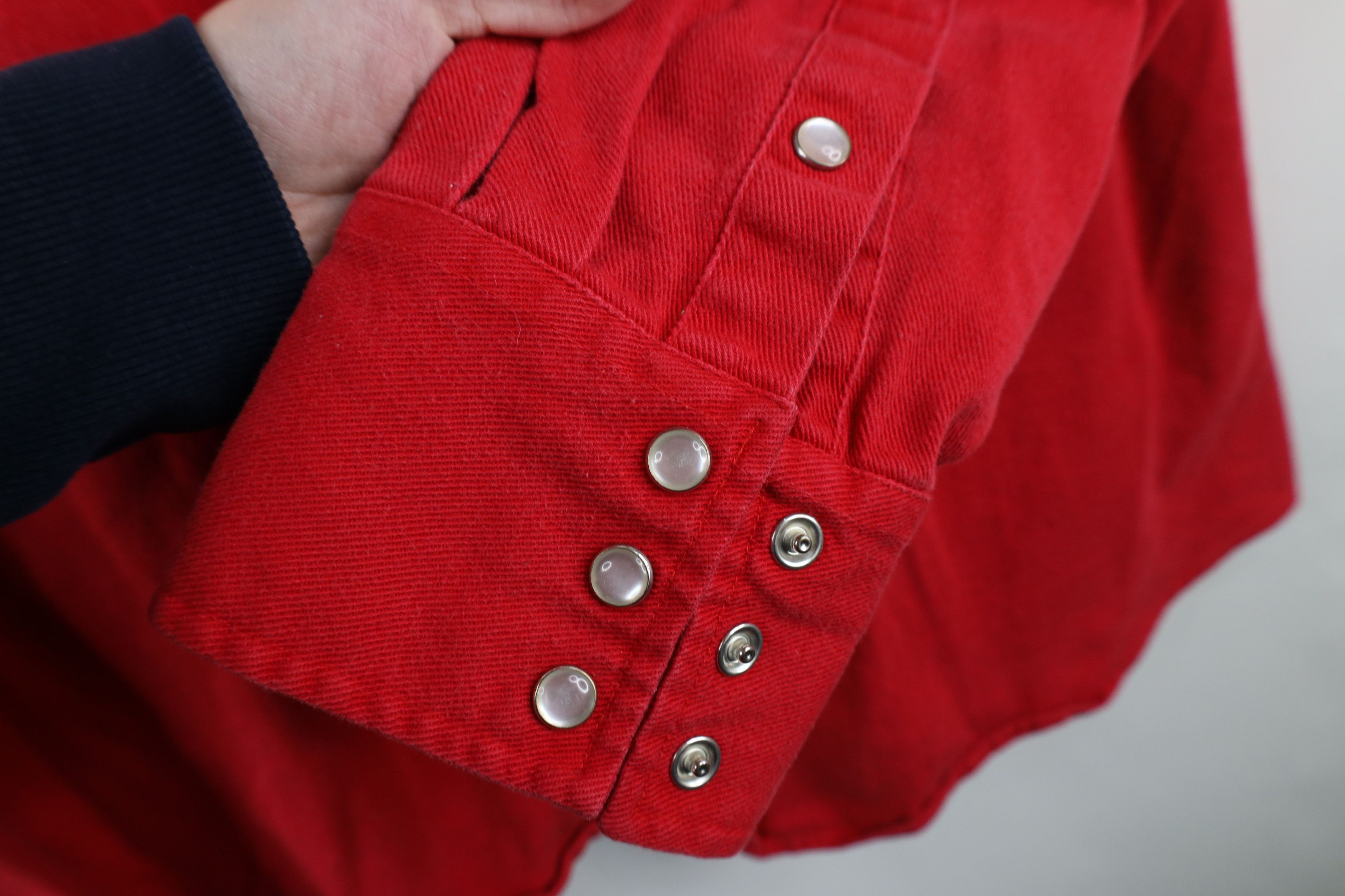 Marlboro Vintage 90s Marlboro Heavy Western Cowboy Button Shirt Red Size US L / EU 52-54 / 3 - 4 Thumbnail