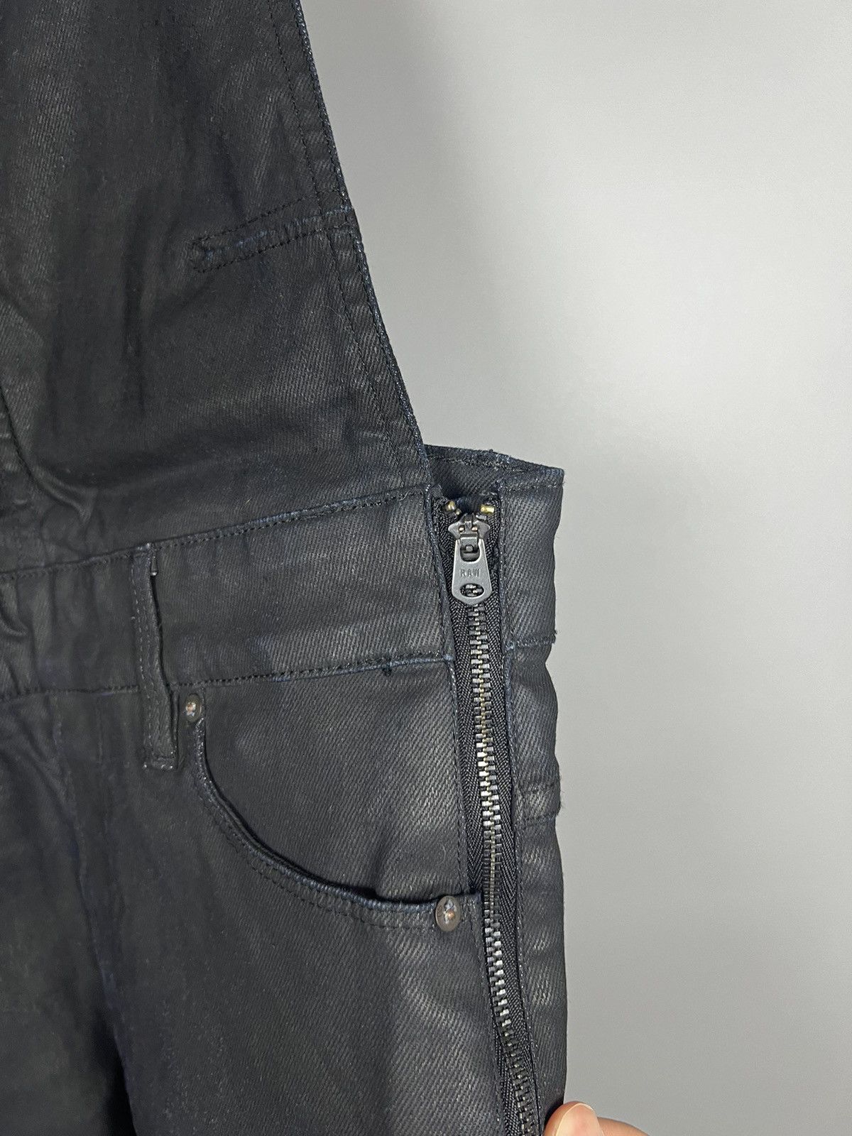 Diesel (W28) G-Star Raw denim 3301 HW SKINNY JUMPSUIT WMN Size 28" / US 6 / IT 42 - 3 Thumbnail