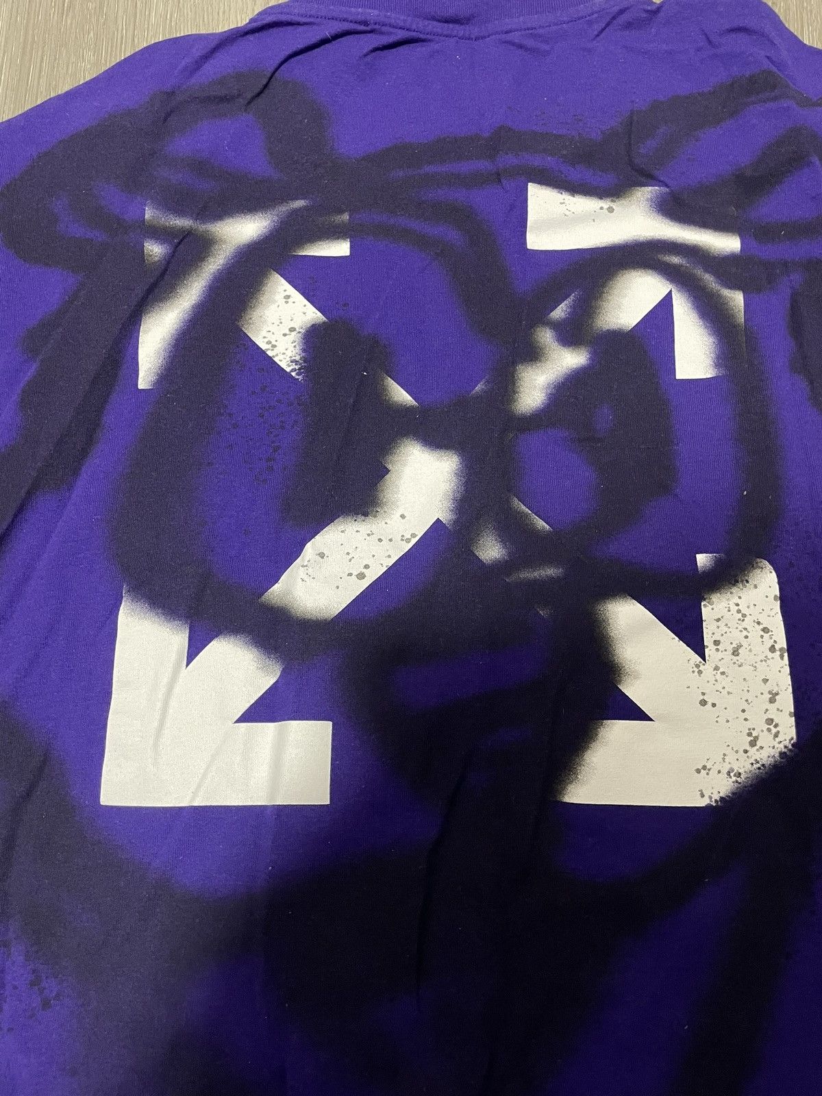 Off-White Purple off-white over-sized t-shirt Size US M / EU 48-50 / 2 - 3 Thumbnail