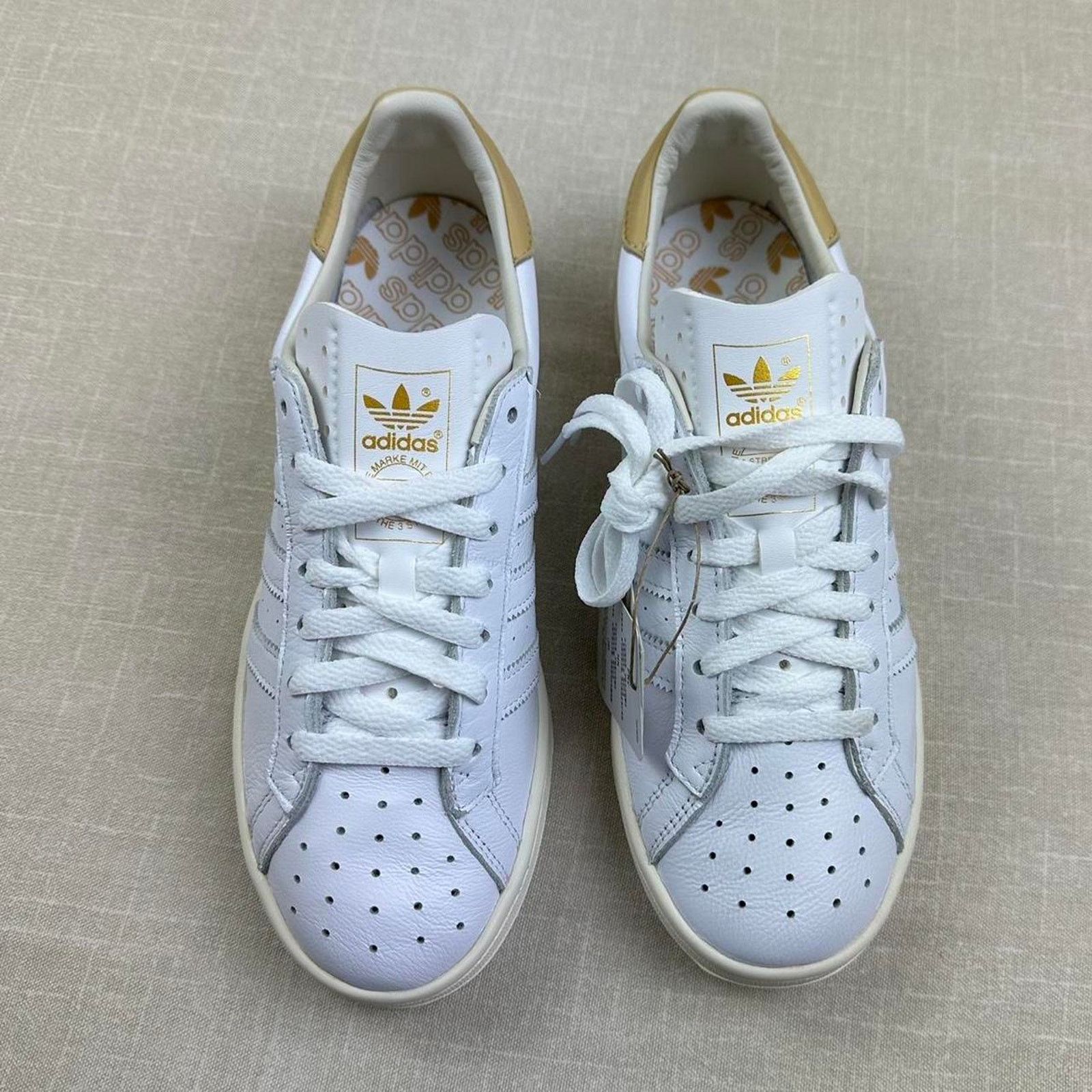 Adidas 2021 Adidas Earlham Leather "White Gold" Size US 9 / IT 39 - 3 Thumbnail