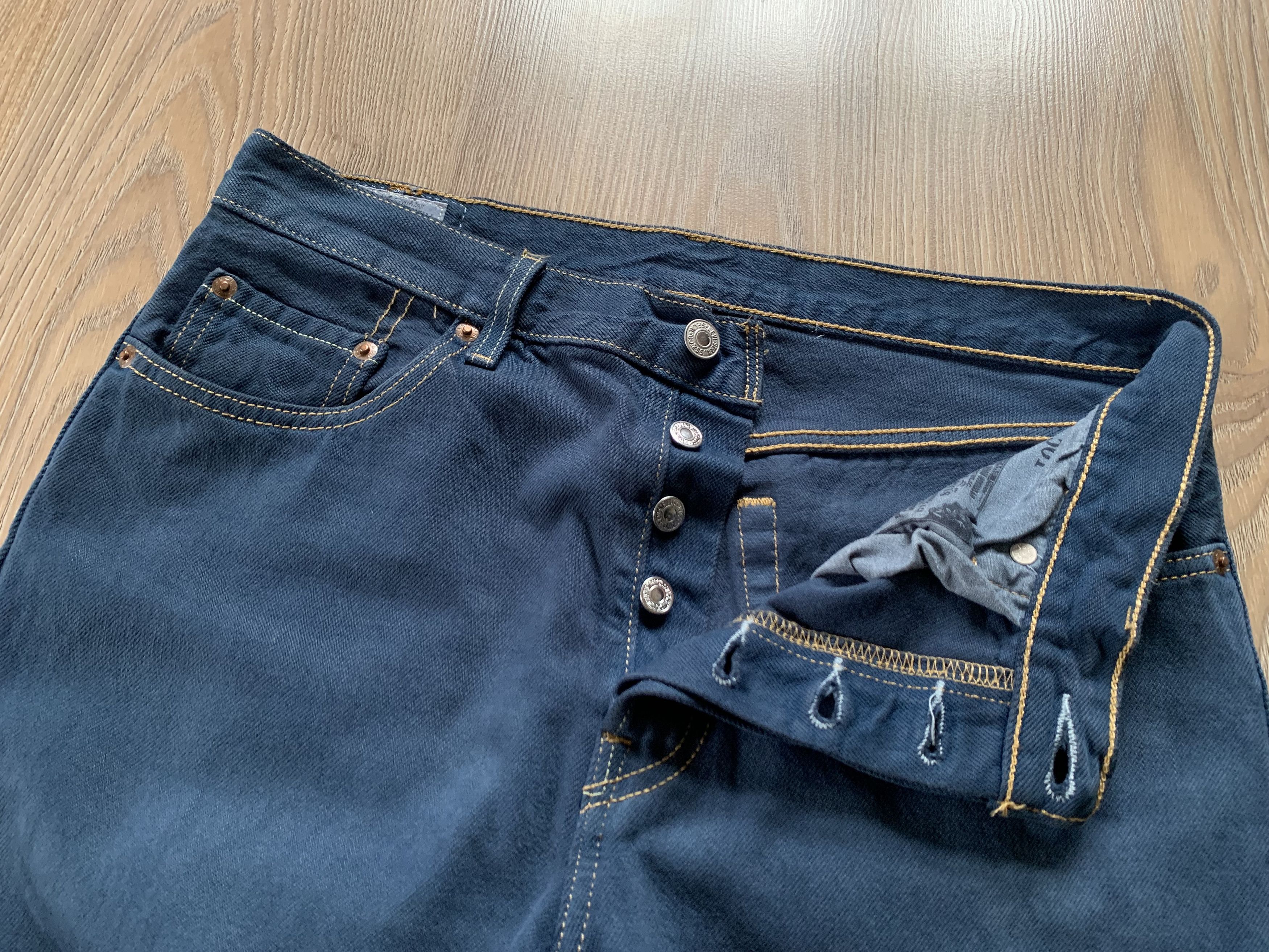 Levi's Women’s Levis Premium 501 Blue Denim Jeans Size 28" / US 6 / IT 42 - 5 Thumbnail