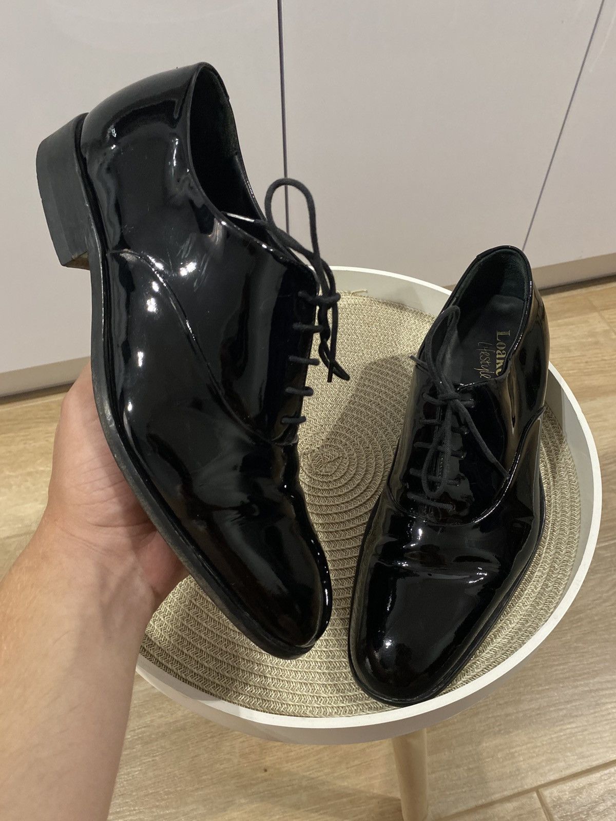 Loake Loake Black Patent Leather Formal Shoes Size: 7/41 Size US 8 / EU 41 - 1 Thumbnail