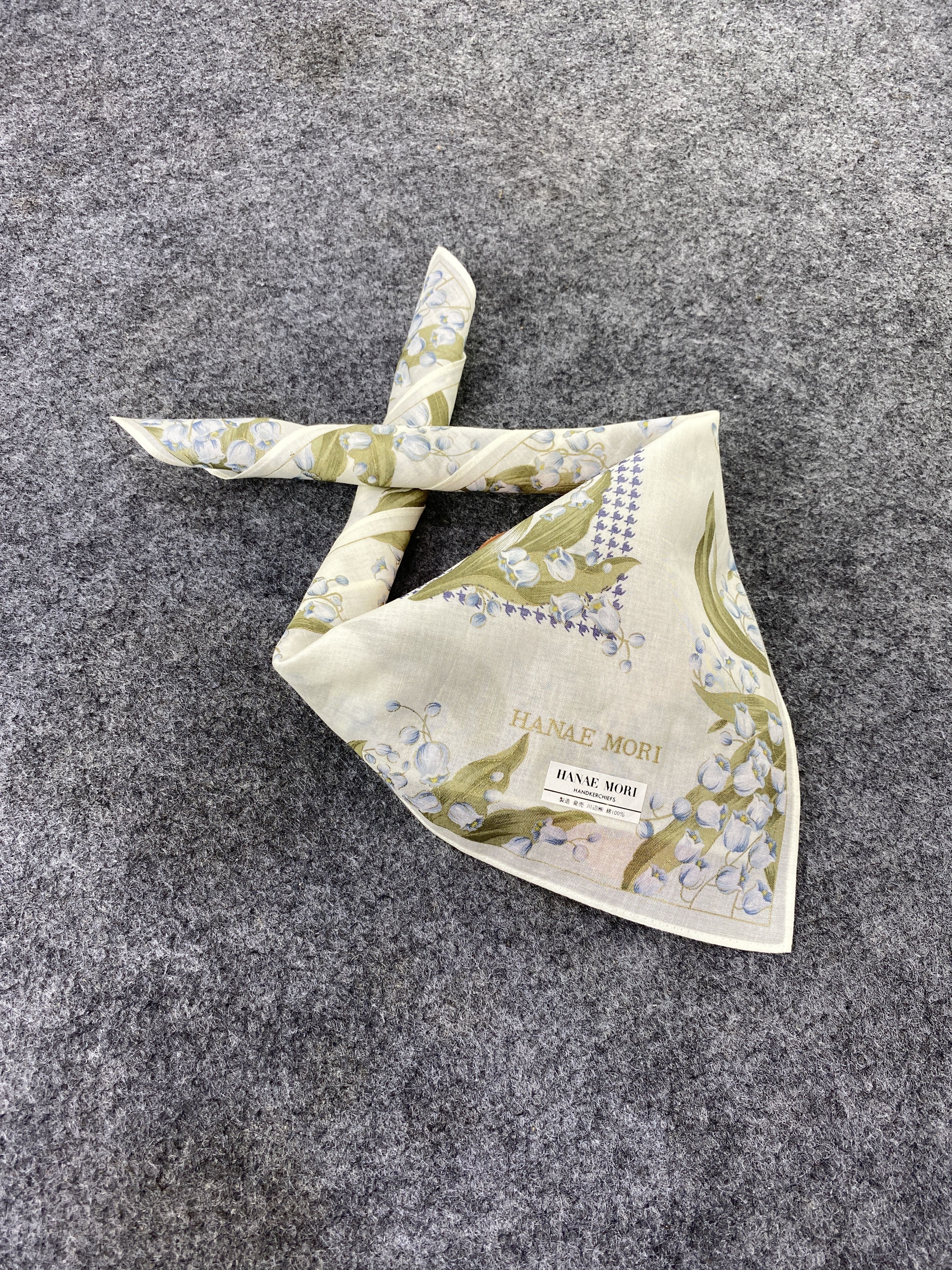 Hanae Mori Hanae Mori Handkerchief / Bandana / Neckerchief-B417 Size ONE SIZE - 1 Thumbnail