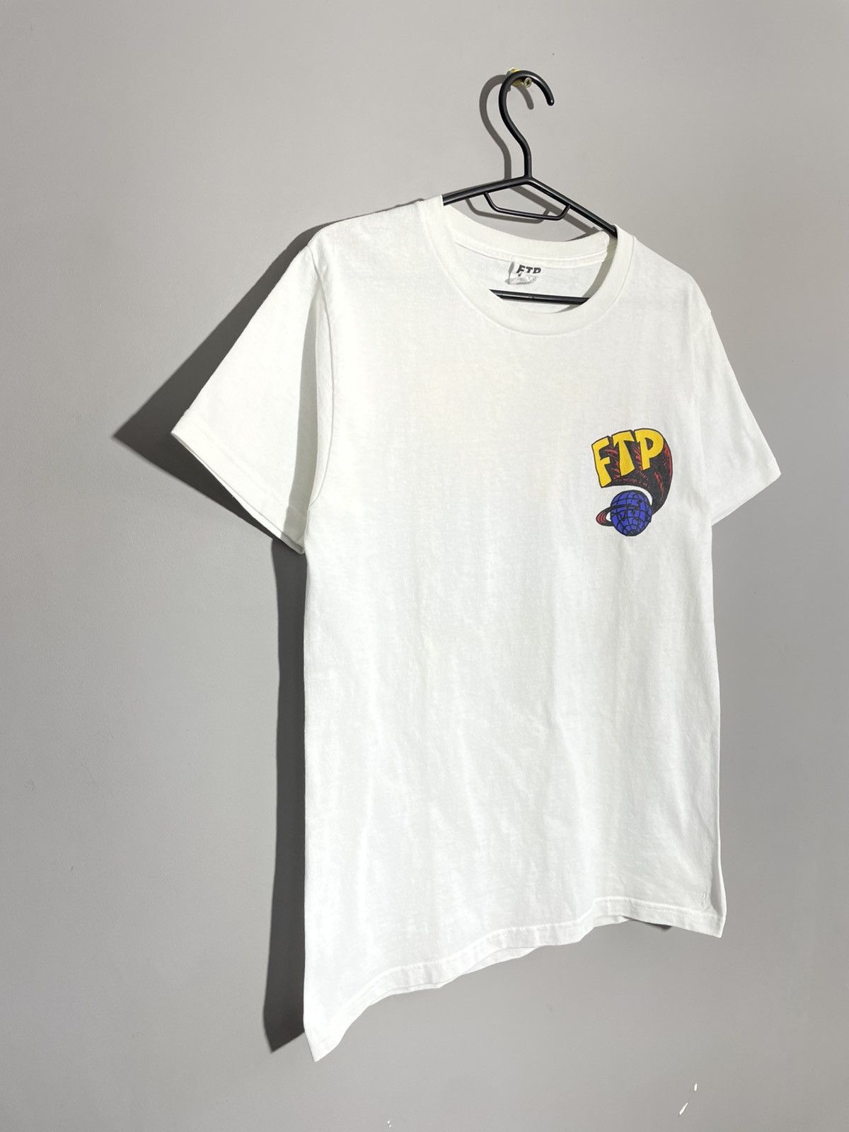 Fuck The Population FTP Earth Logo White tshirt size S Size US S / EU 44-46 / 1 - 3 Thumbnail