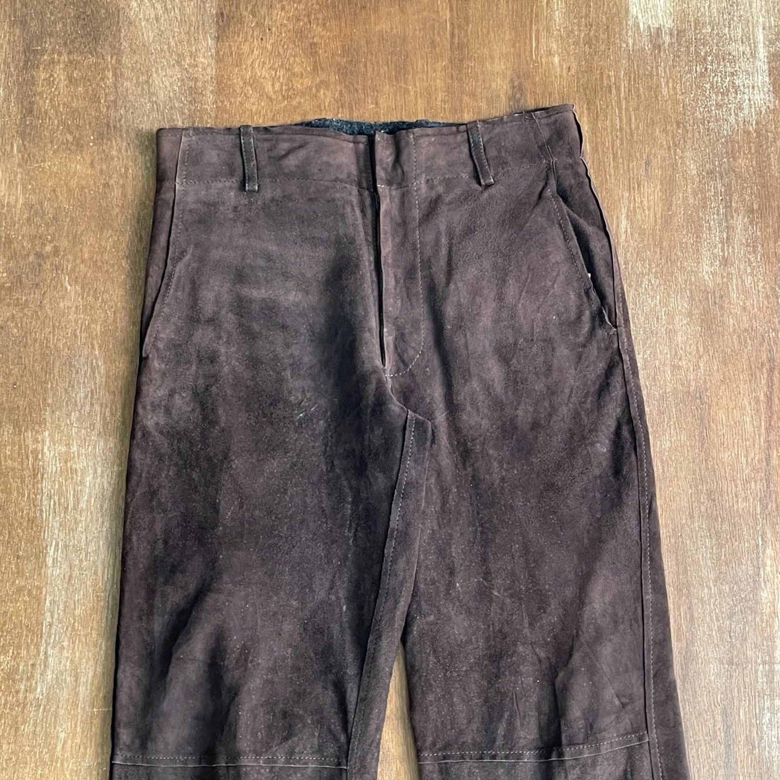 Dolce & Gabbana DOLCE&GABBANA Vera Pelle Real Leather Pants Size US 34 / EU 50 - 2 Thumbnail