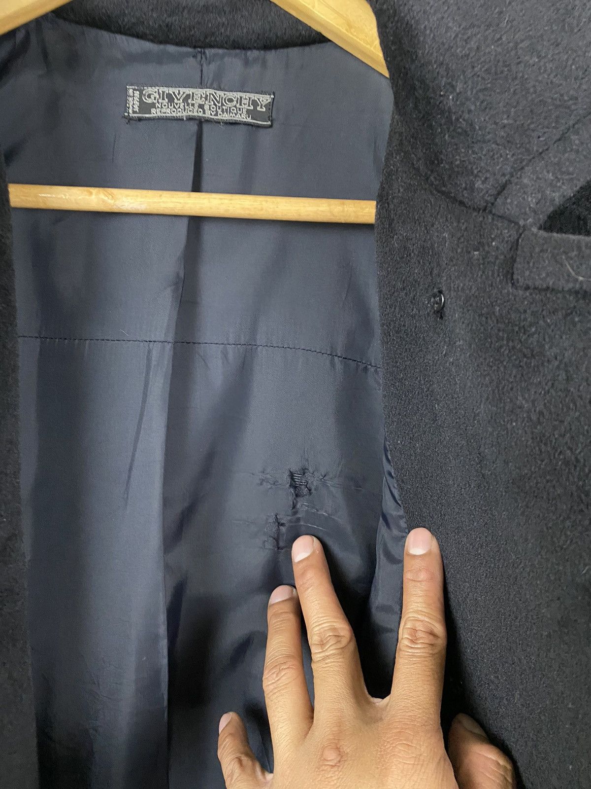 Givenchy ✅️Vintage Givenchy Wool Jacket Coat Size US XL / EU 56 / 4 - 10 Thumbnail