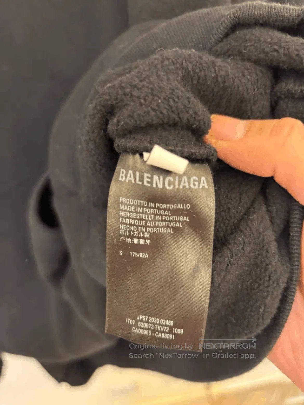 Balenciaga Balenciaga Logo Stitches Oversized Hoodie. Size US S / EU 44-46 / 1 - 7 Thumbnail