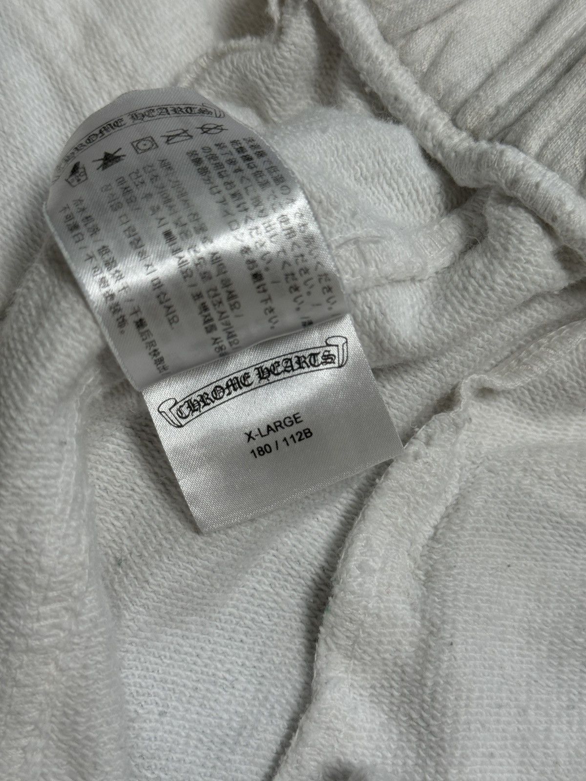 Chrome Hearts Chrome Hearts White Monogram Horseshoe Logo Sweatpants Size US 35 - 7 Thumbnail