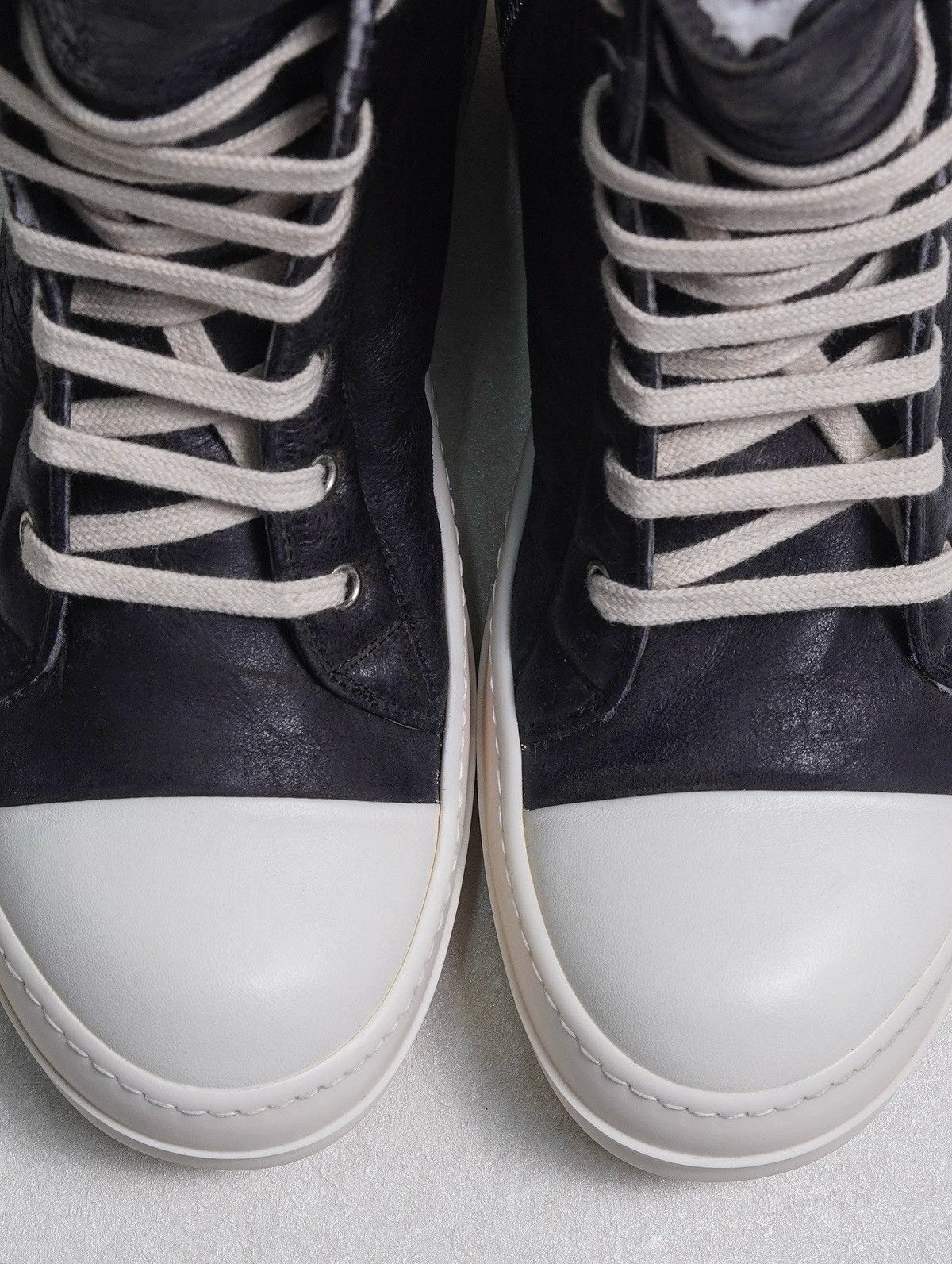 Rick Owens (NEW) Shearling Ramones Size US 8 / EU 41 - 3 Thumbnail
