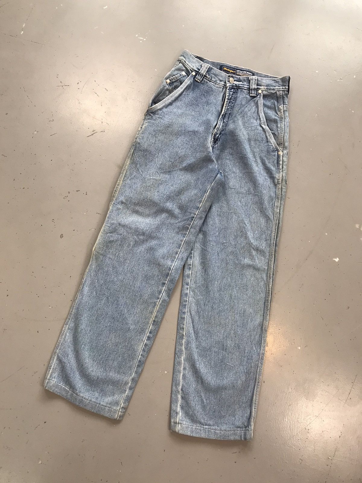 JNCO × Southpole × Vintage Vintage Wu day Wei big pocket Y2K embroidered denim Size US 27 - 3 Thumbnail