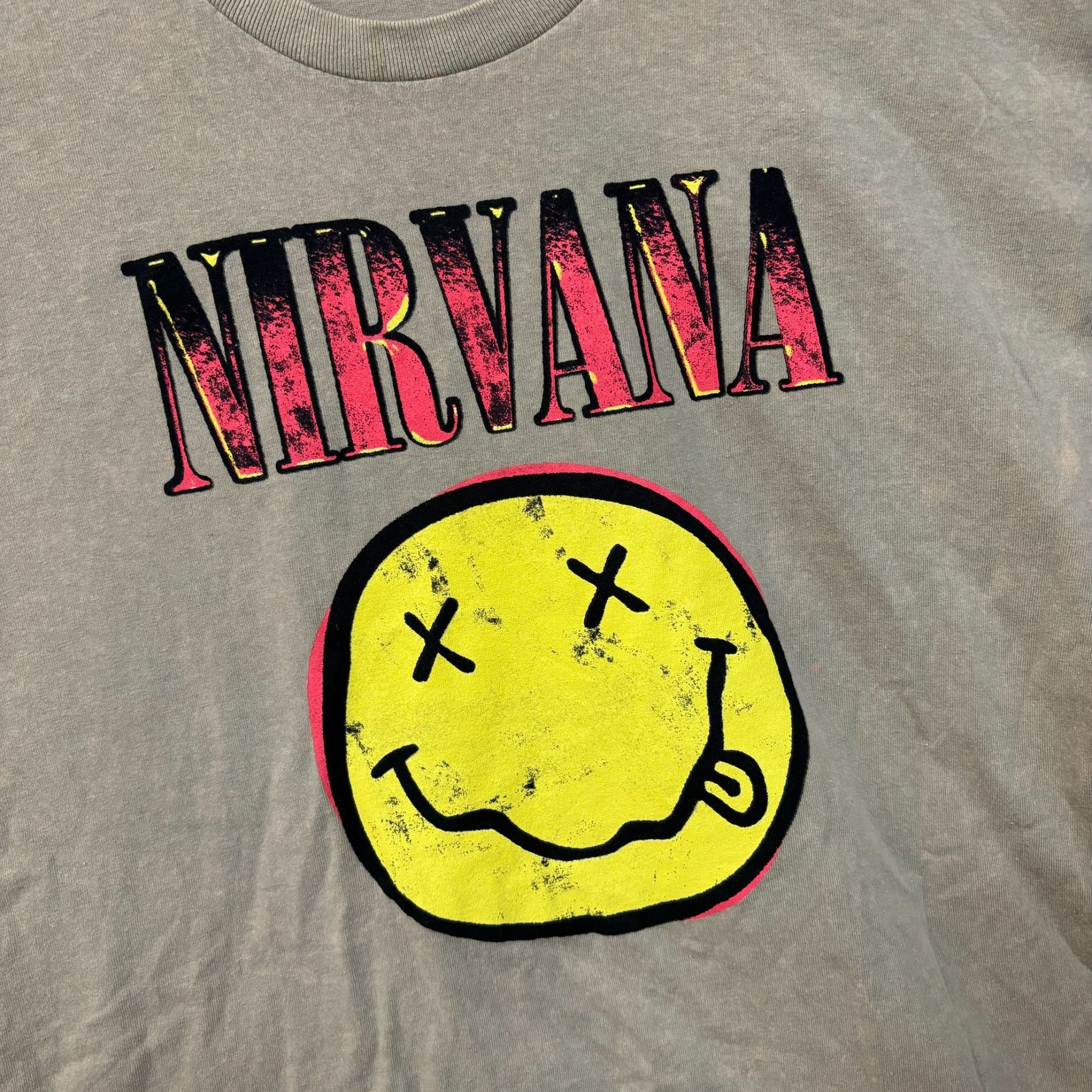 Nirvana Nirvana Nevermind Tour Dead Eyes Smiley Promo Grunge Tee XL Size US XL / EU 56 / 4 - 4 Thumbnail