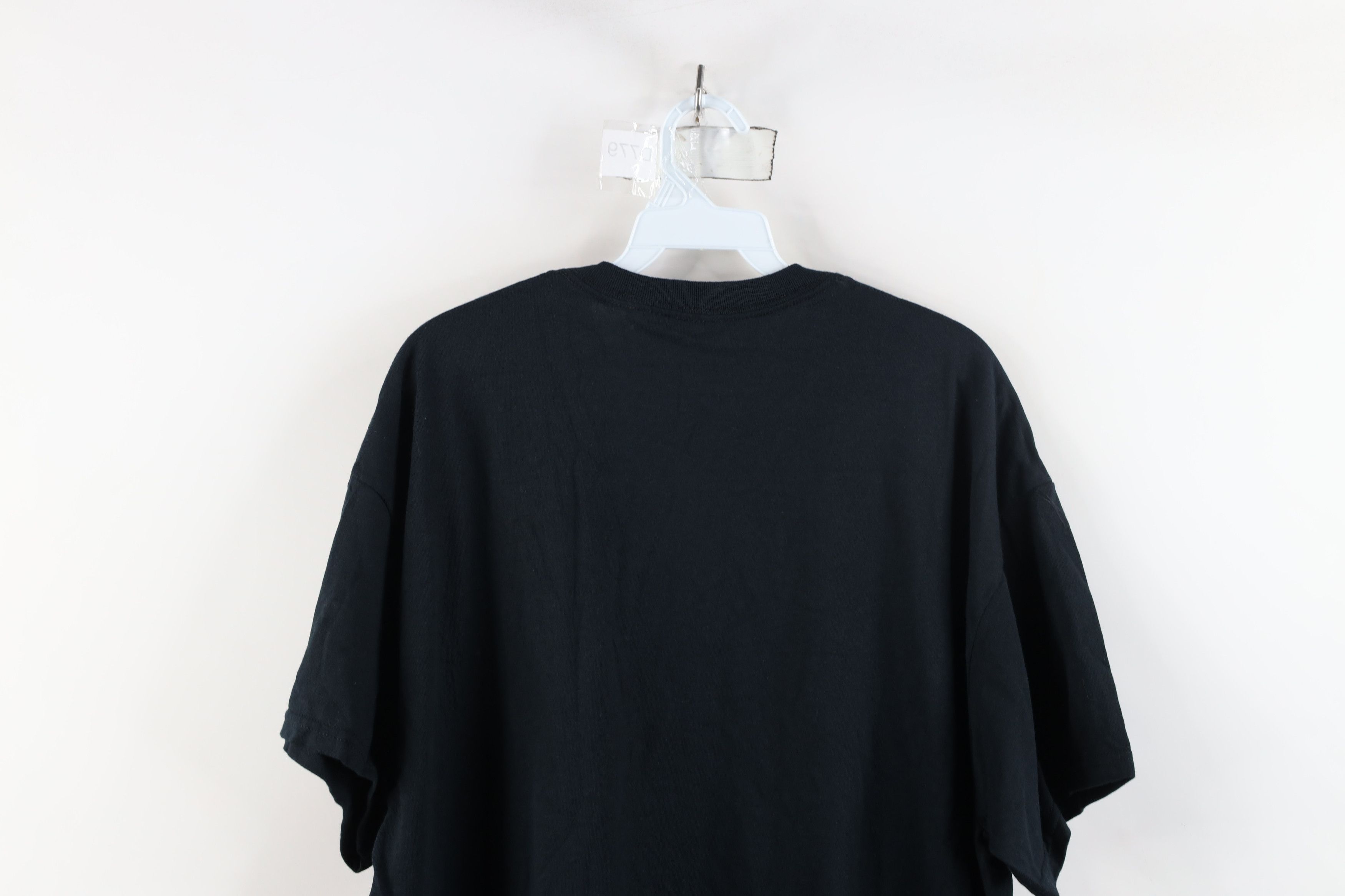 Vintage Vintage 90s Streetwear Cotton Short Sleeve T-Shirt Black Size US XL / EU 56 / 4 - 10 Thumbnail