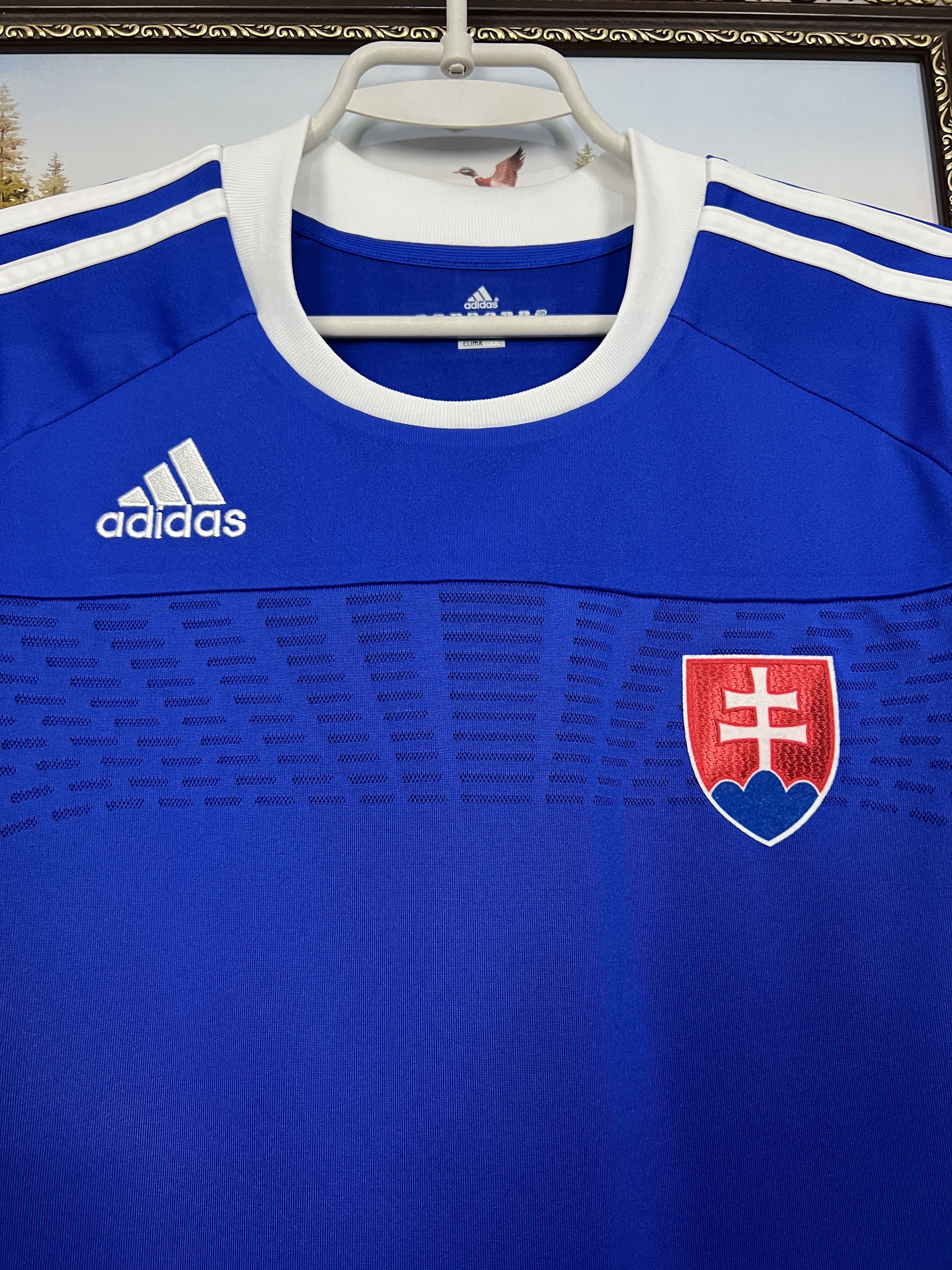 Adidas Slovakia football shirt 2010 Soccer National Jersey Trikot Size US L / EU 52-54 / 3 - 3 Thumbnail