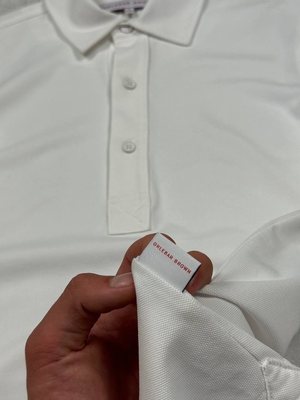 Vintage Orlebar Brown White Polo Shirt Size XS Size XS / US 0-2 / IT 36-38 - 7 Thumbnail