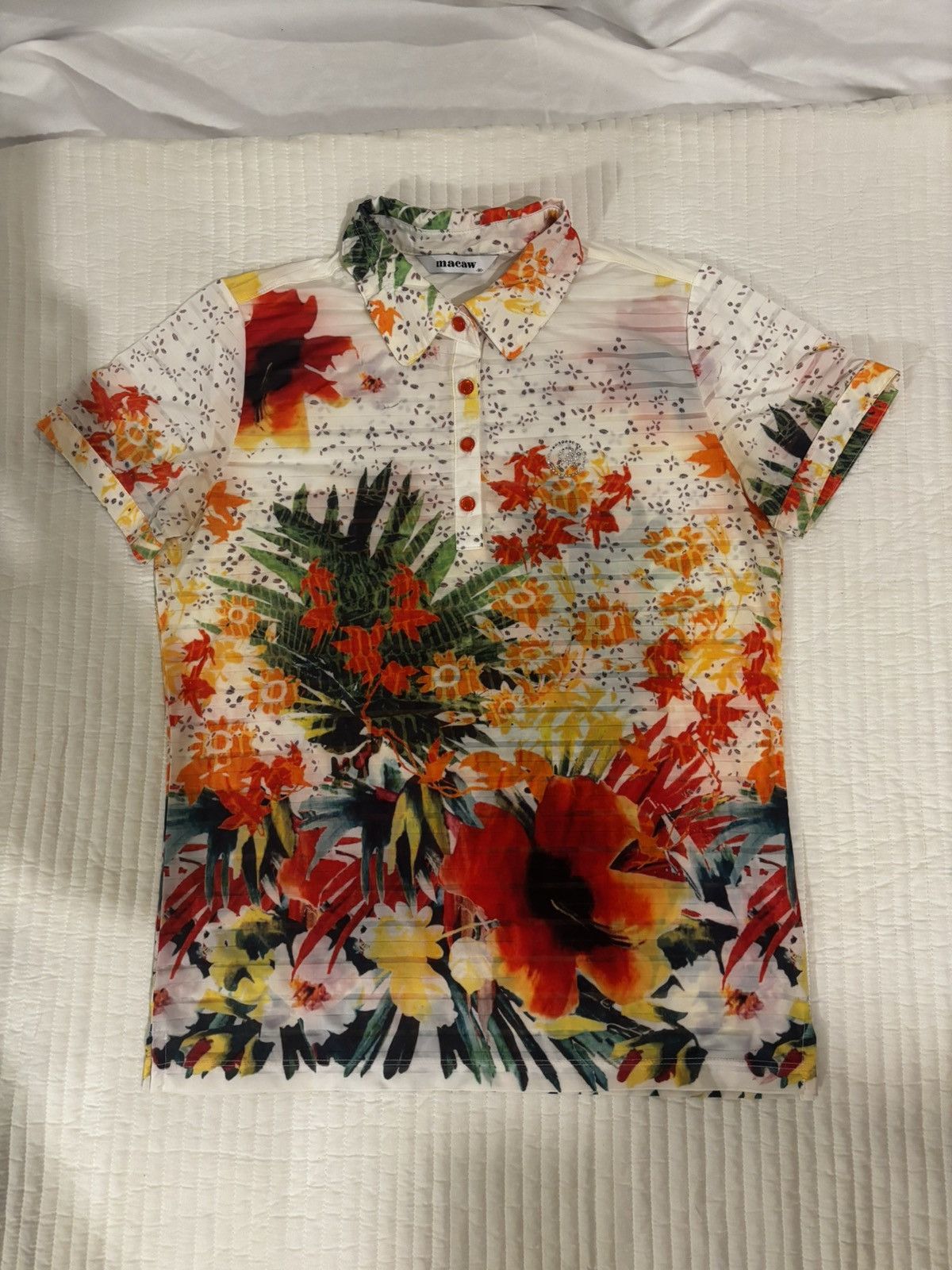 Other Floral short sleeve shirt.wt233 Size XS / US 0-2 / IT 36-38 - 10 Thumbnail