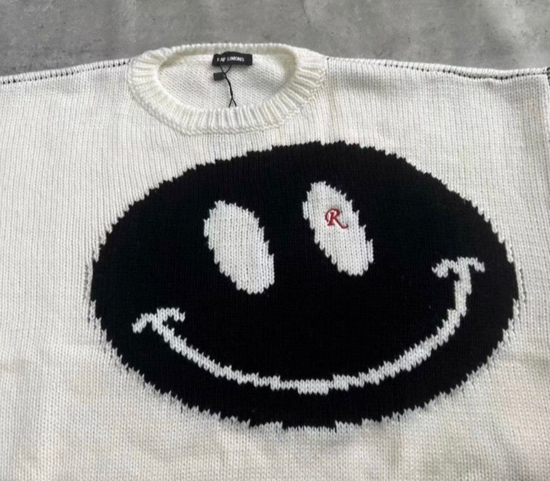Raf Simons raf simonS 20ss smiley sweater-2505 Size US M / EU 48-50 / 2 - 4 Thumbnail